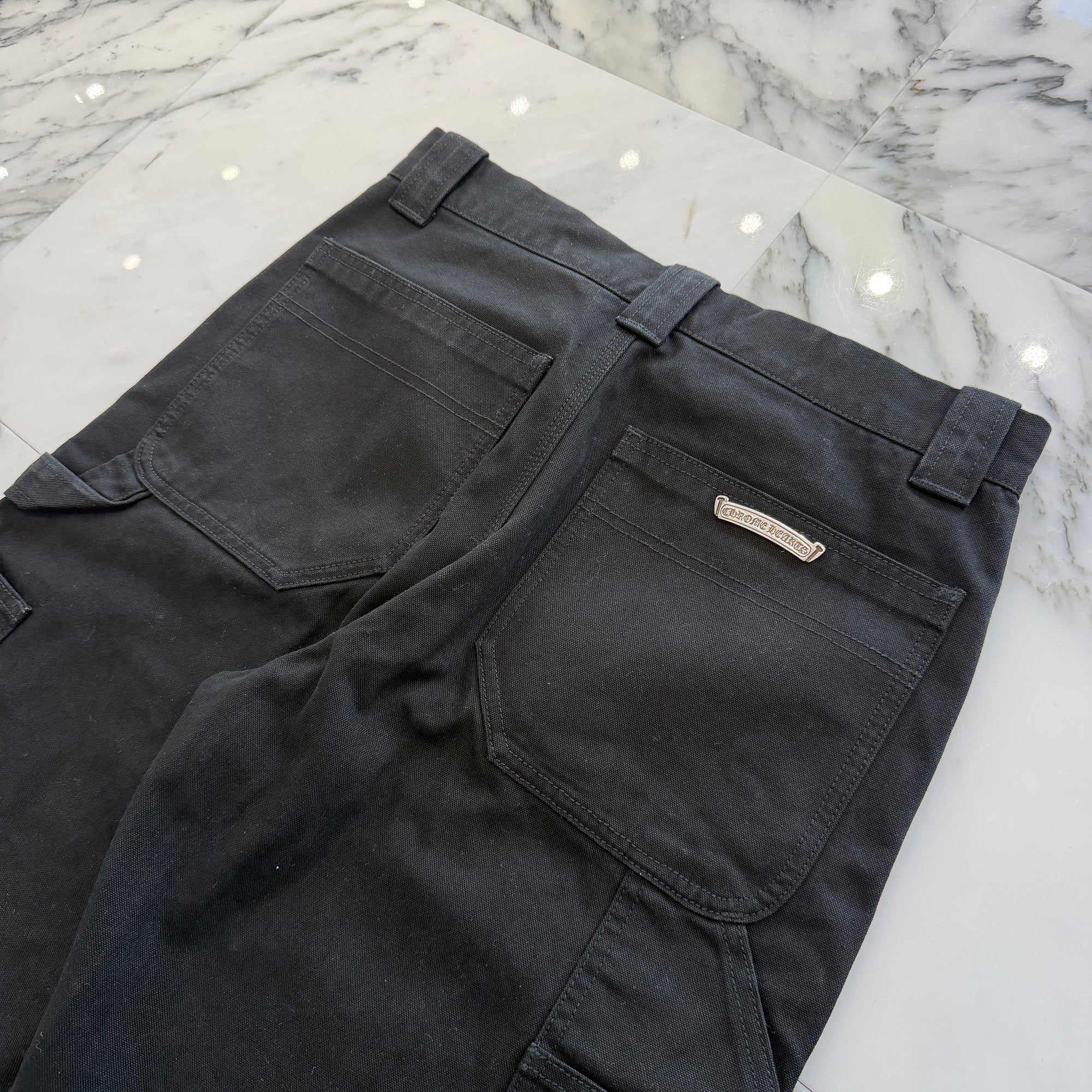 CHROME HEARTS Carpenter Cross Ball Button Denim Pants Size 30 クロムハーツ カーペンター クロスボールボタン デニムパンツ サイズ30