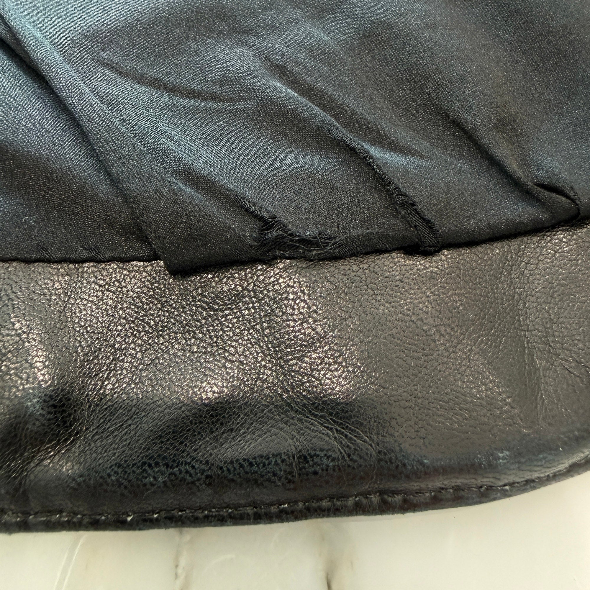 CHROME HEARTS Dagger Zip Quilting Leather Vest Size M クロムハーツ ダガージップ キルティングレザーベスト サイズM