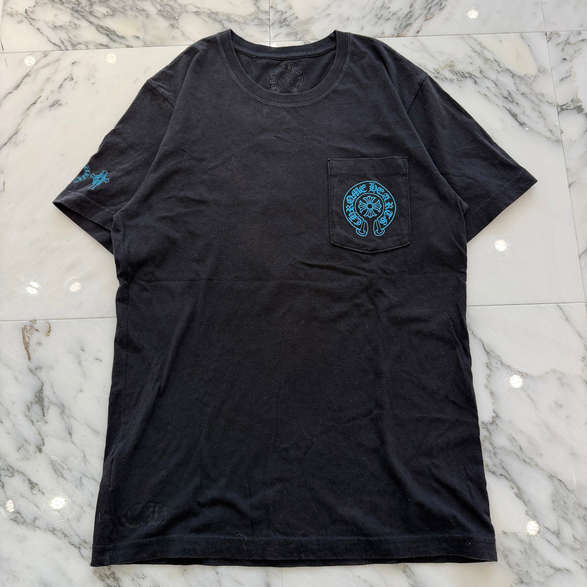 CHROME HEARTS 3 Blue Cross Tee Size M クロムハーツ 3 ブルークロス Tシャツ サイズM