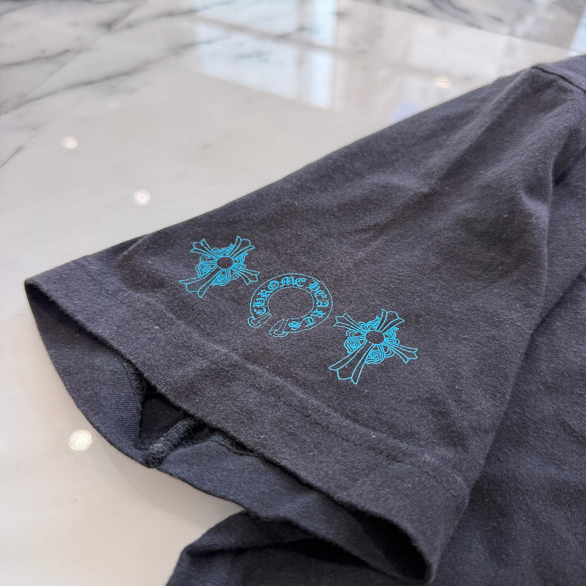 CHROME HEARTS 3 Blue Cross Tee Size M クロムハーツ 3 ブルークロス Tシャツ サイズM