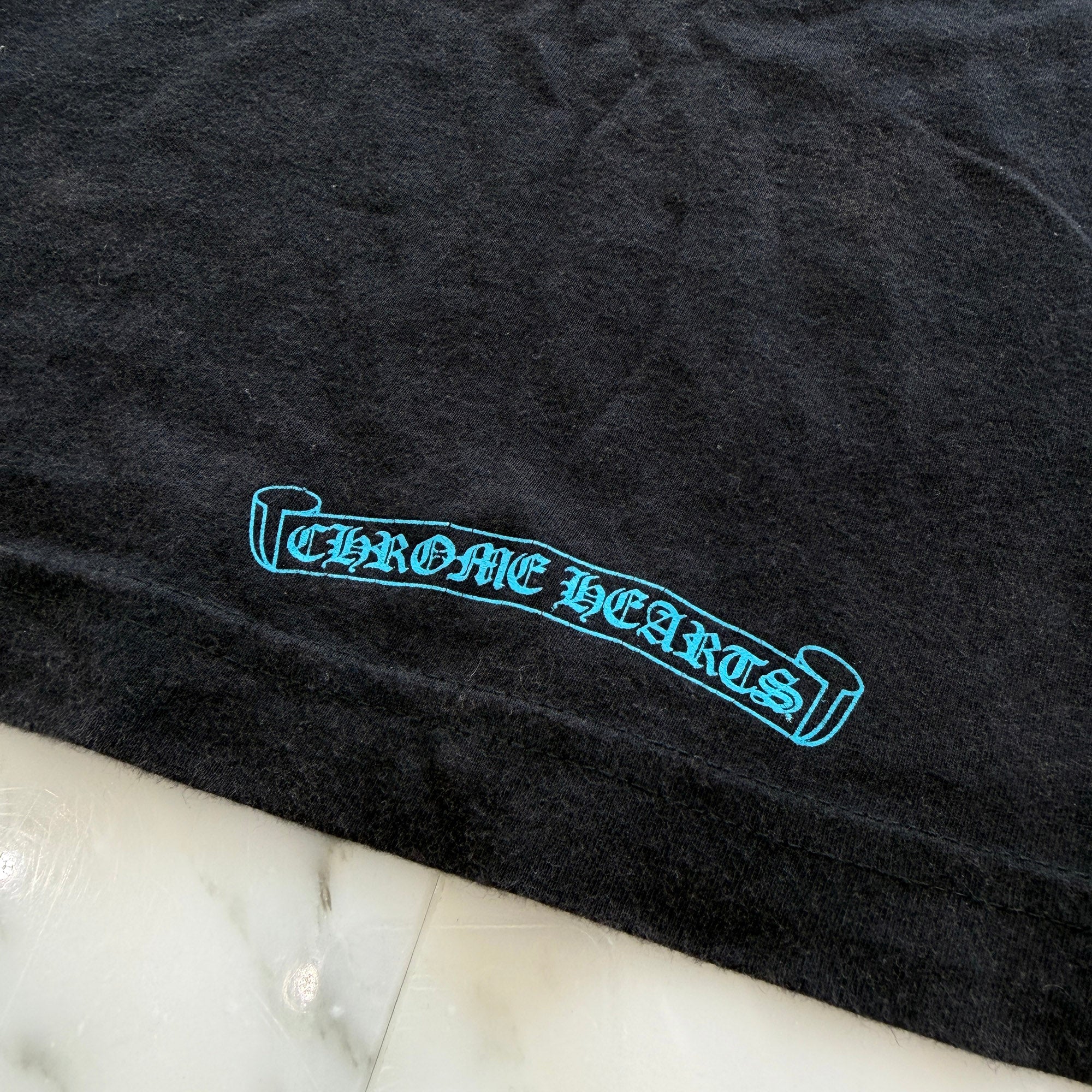 CHROME HEARTS 3 Blue Cross Tee Size M クロムハーツ 3 ブルークロス Tシャツ サイズM