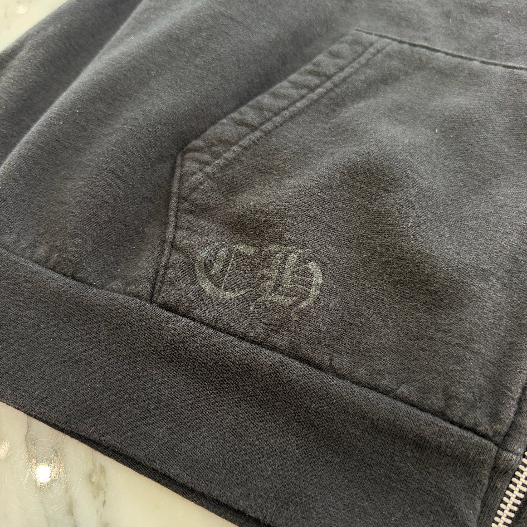 CHROME HEARTS MLTCOL CEM CRS Zip Up Hoodie Size M クロムハーツ マルチカラー セメタリークロス ジップアップフーディ サイズM