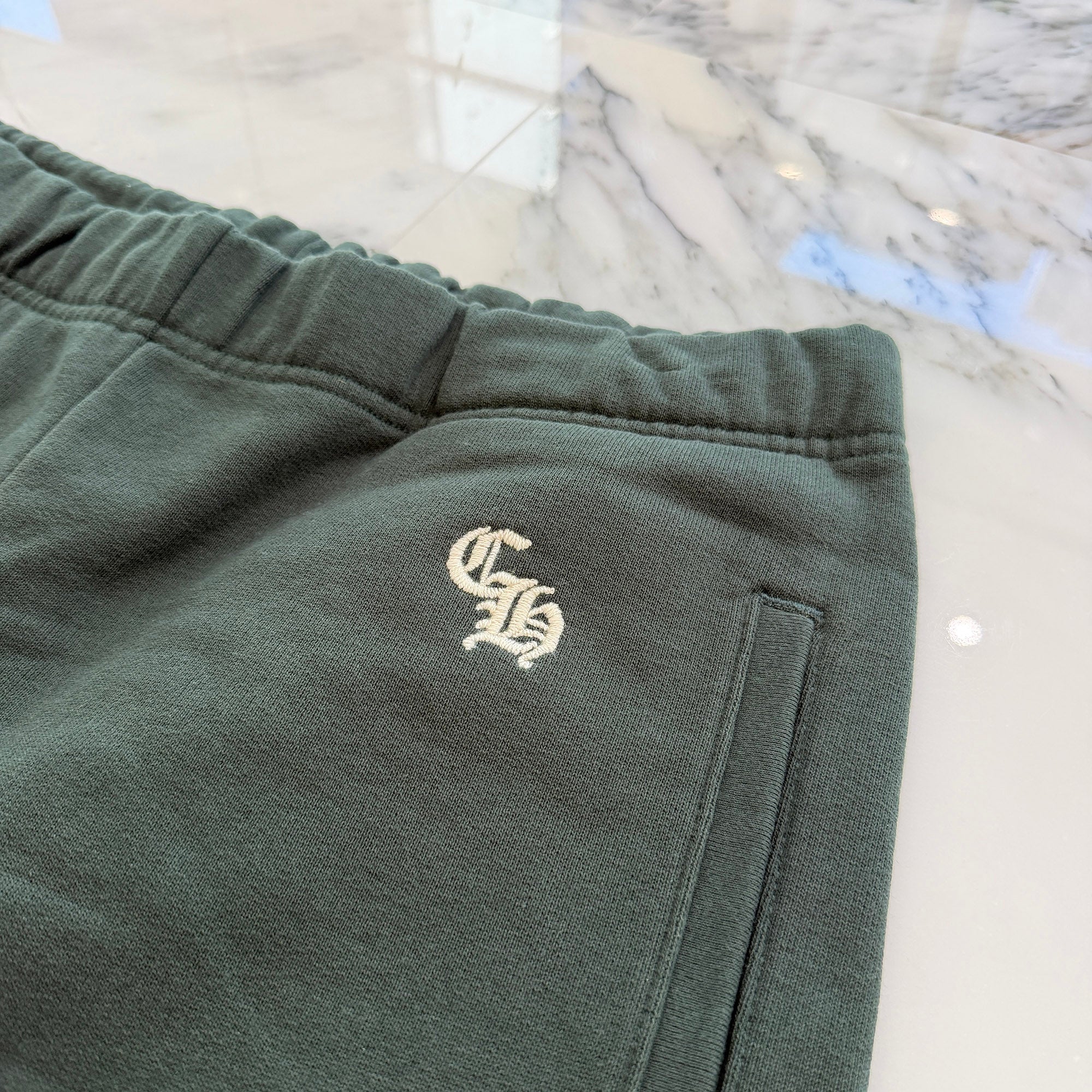 CHROME HEARTS Y NOT SLO RIDE Logo Sweat Half Pants Size L クロムハーツ ワイノット スローライド ロゴ スウェットハーフパンツ サイズL