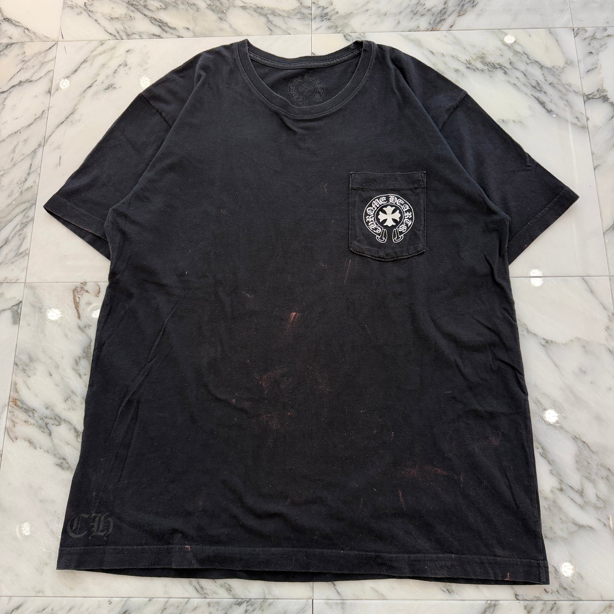 CHROME HEARTS Made In Hollywood Vertical Logo Tee Size XL クロムハーツ メイドインハリウッド ヴァーティカルロゴ Tシャツ サイズXL