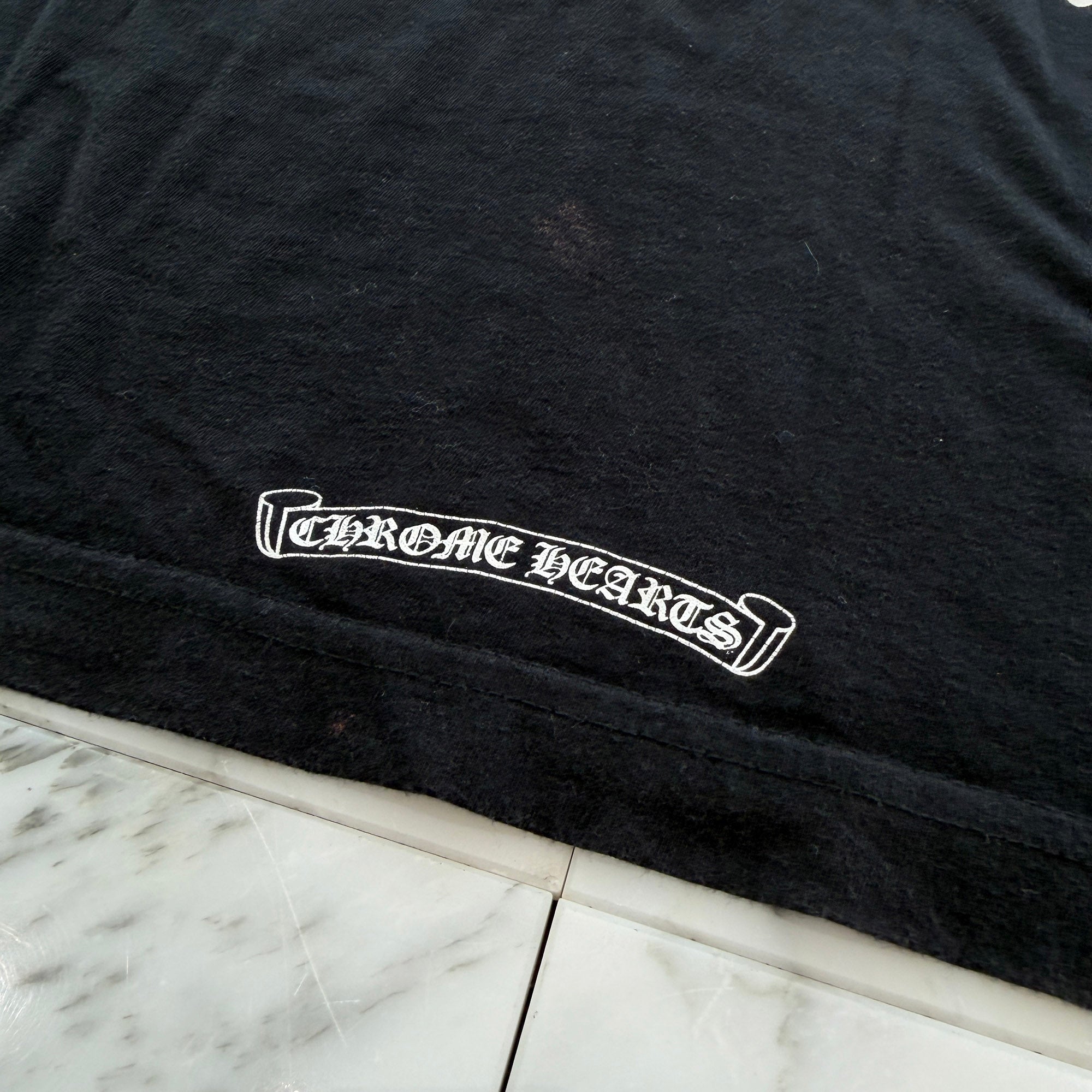 CHROME HEARTS Made In Hollywood Vertical Logo Tee Size XL クロムハーツ メイドインハリウッド ヴァーティカルロゴ Tシャツ サイズXL