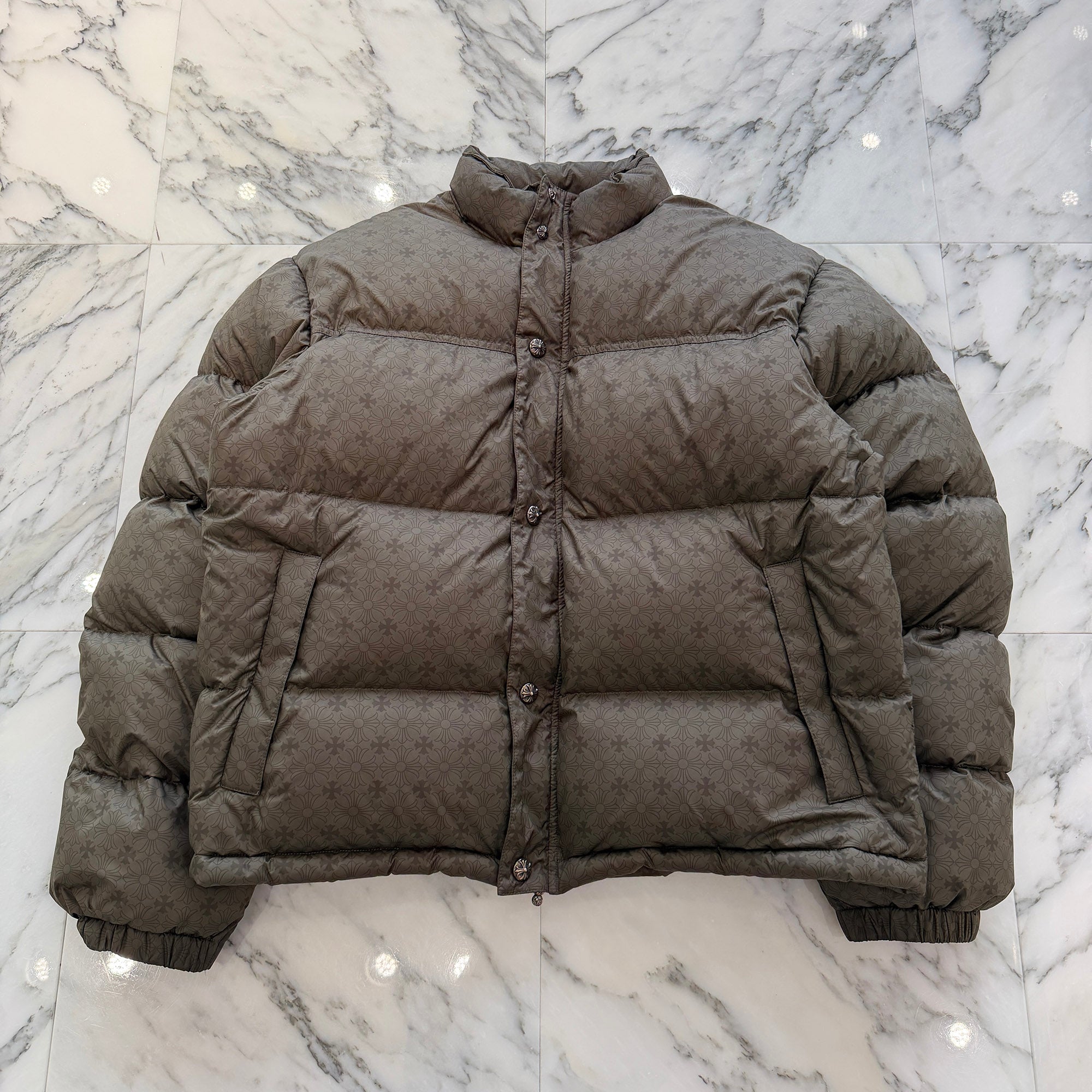 CHROME HEARTS CH Plus Stiff Down Jacket Size L クロムハーツ CHプラス スティッフ ダウンジャケット サイズL