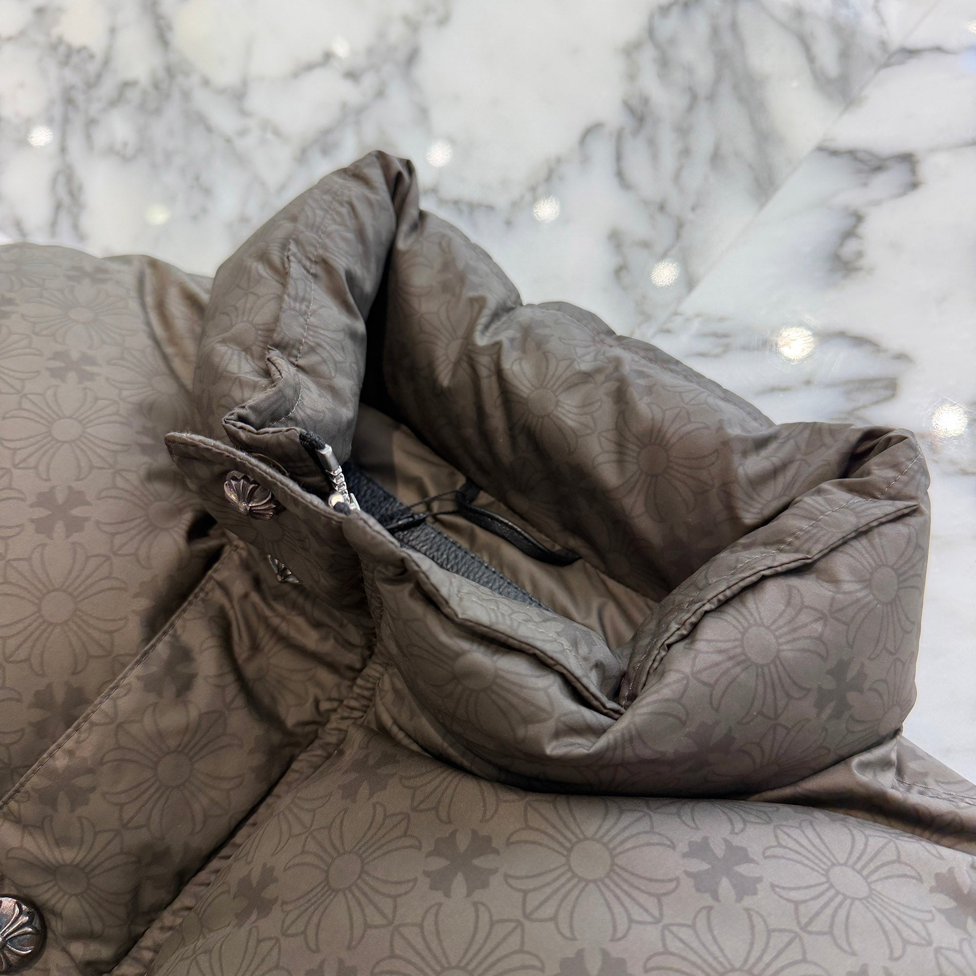 CHROME HEARTS CH Plus Stiff Down Jacket Size L クロムハーツ CHプラス スティッフ ダウンジャケット サイズL