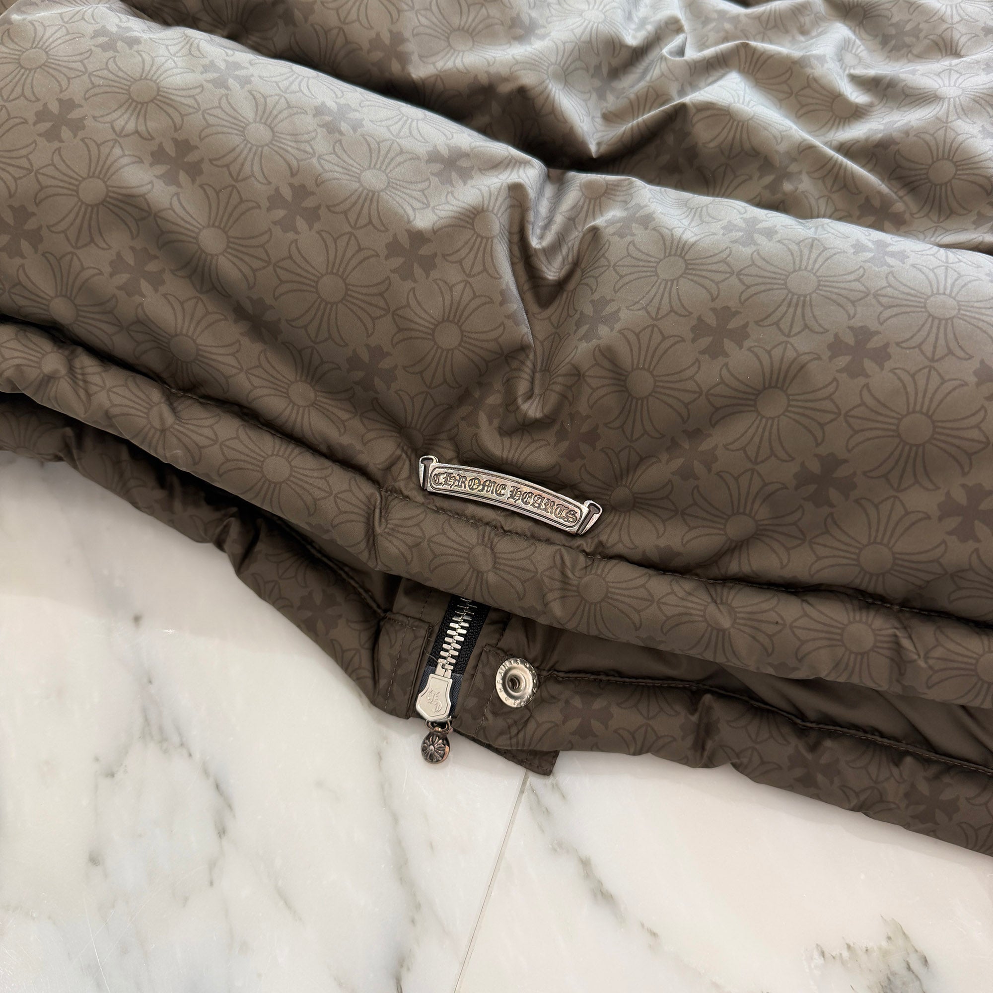 CHROME HEARTS CH Plus Stiff Down Jacket Size L クロムハーツ CHプラス スティッフ ダウンジャケット サイズL