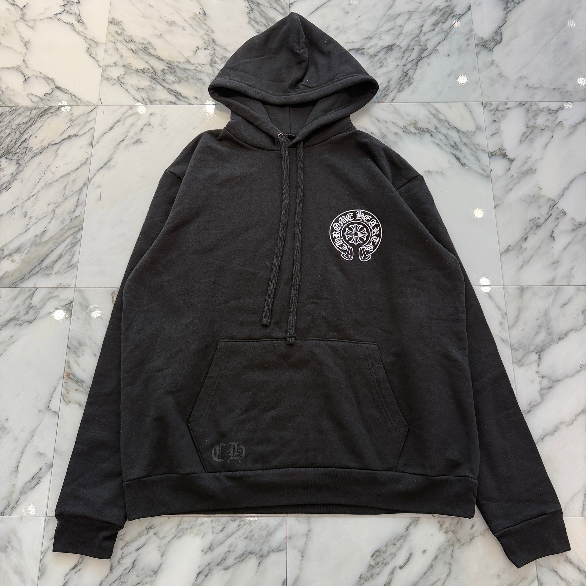 CHROME HEARTS NEW YORK Limited Horseshoe Pullover Hoodie Size L クロムハーツ ニューヨーク限定 ホースシュー プルオーバーフーディーサイズL