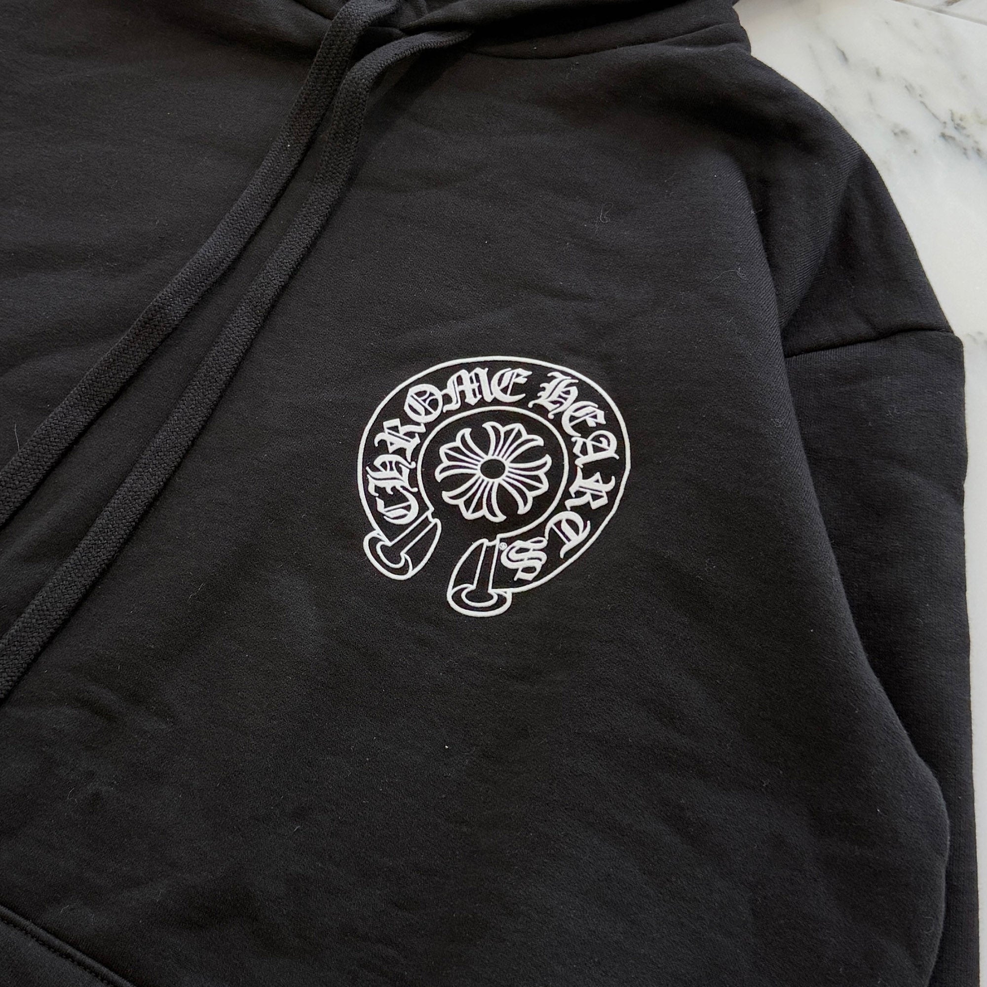 CHROME HEARTS NEW YORK Limited Horseshoe Pullover Hoodie Size L クロムハーツ ニューヨーク限定 ホースシュー プルオーバーフーディーサイズL