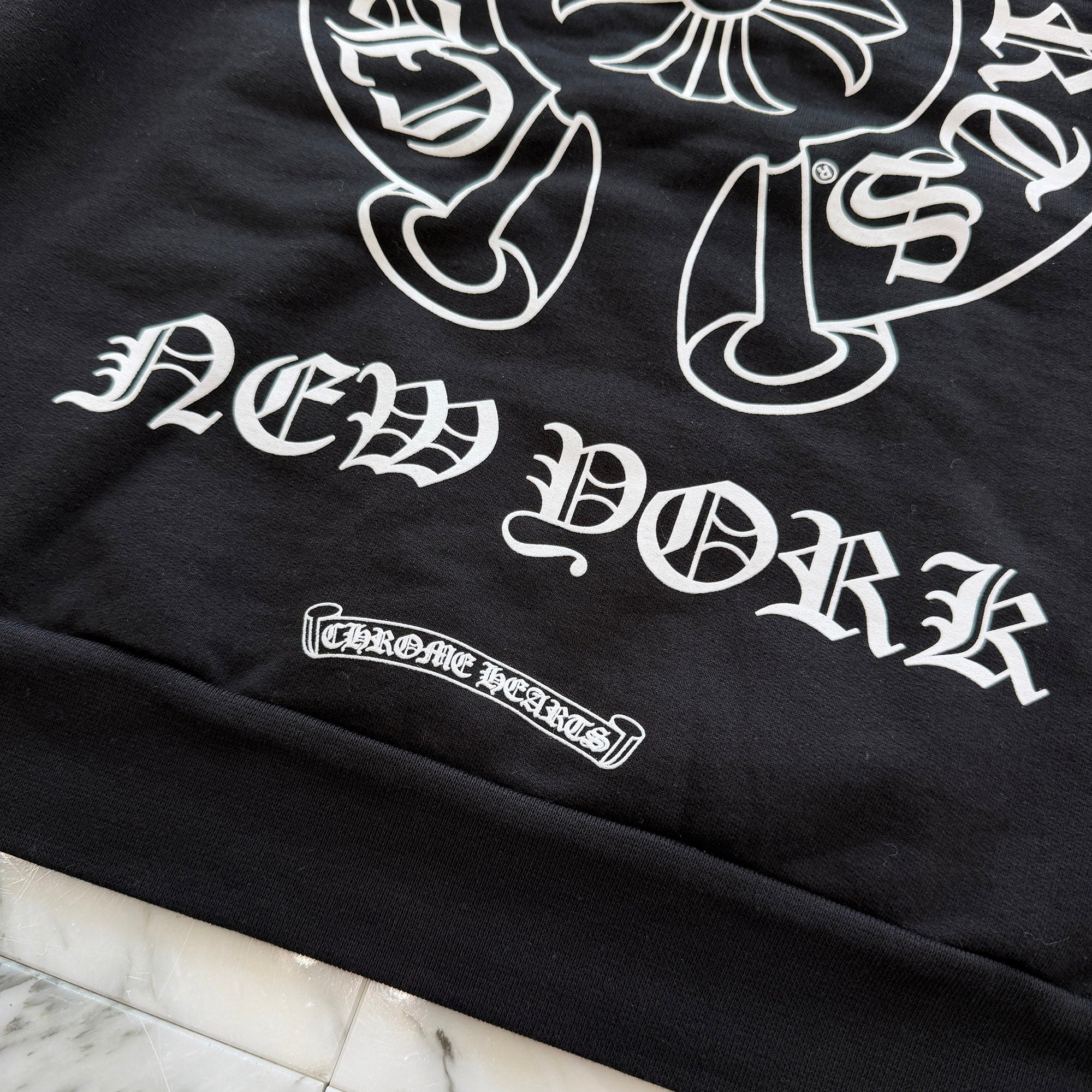 CHROME HEARTS NEW YORK Limited Horseshoe Pullover Hoodie Size L クロムハーツ ニューヨーク限定 ホースシュー プルオーバーフーディーサイズL