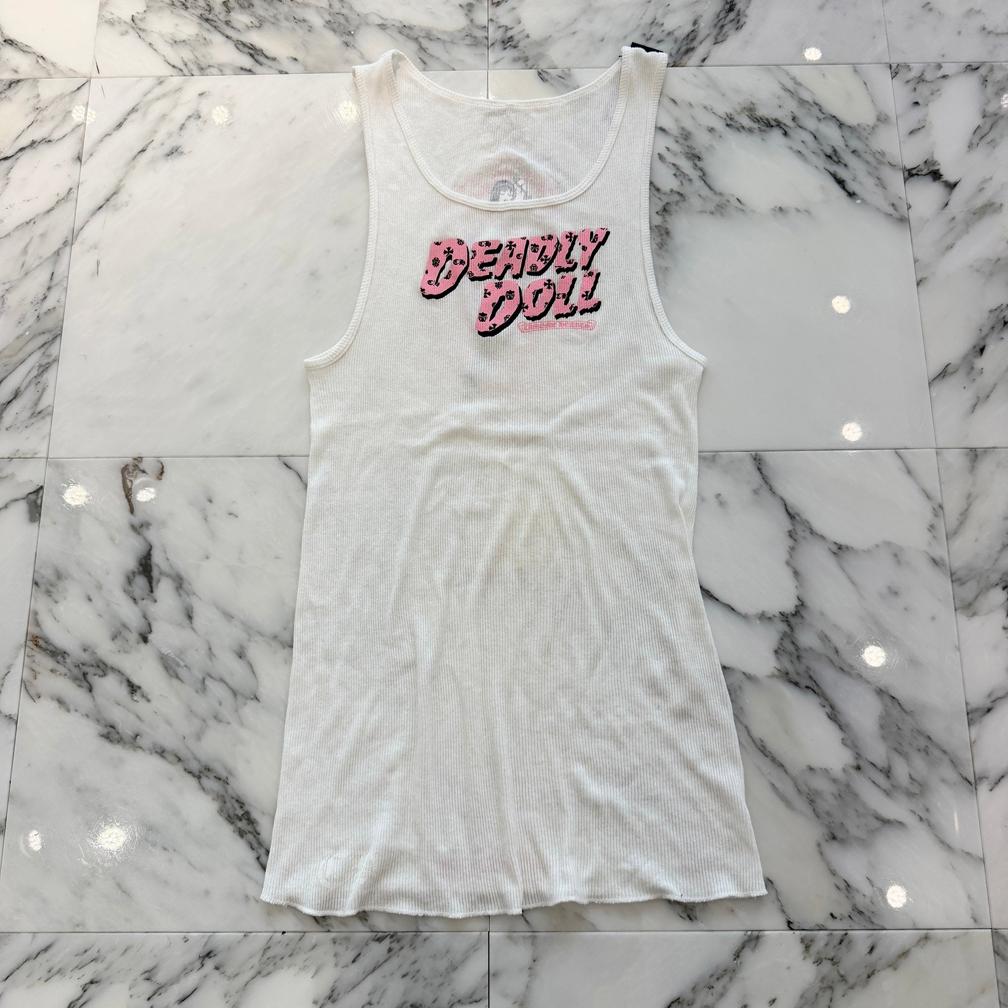 CHROME HEARTS × Deadly Doll Tank Top Size XL クロムハーツ × デッドリードール タンクトップ サイズXL