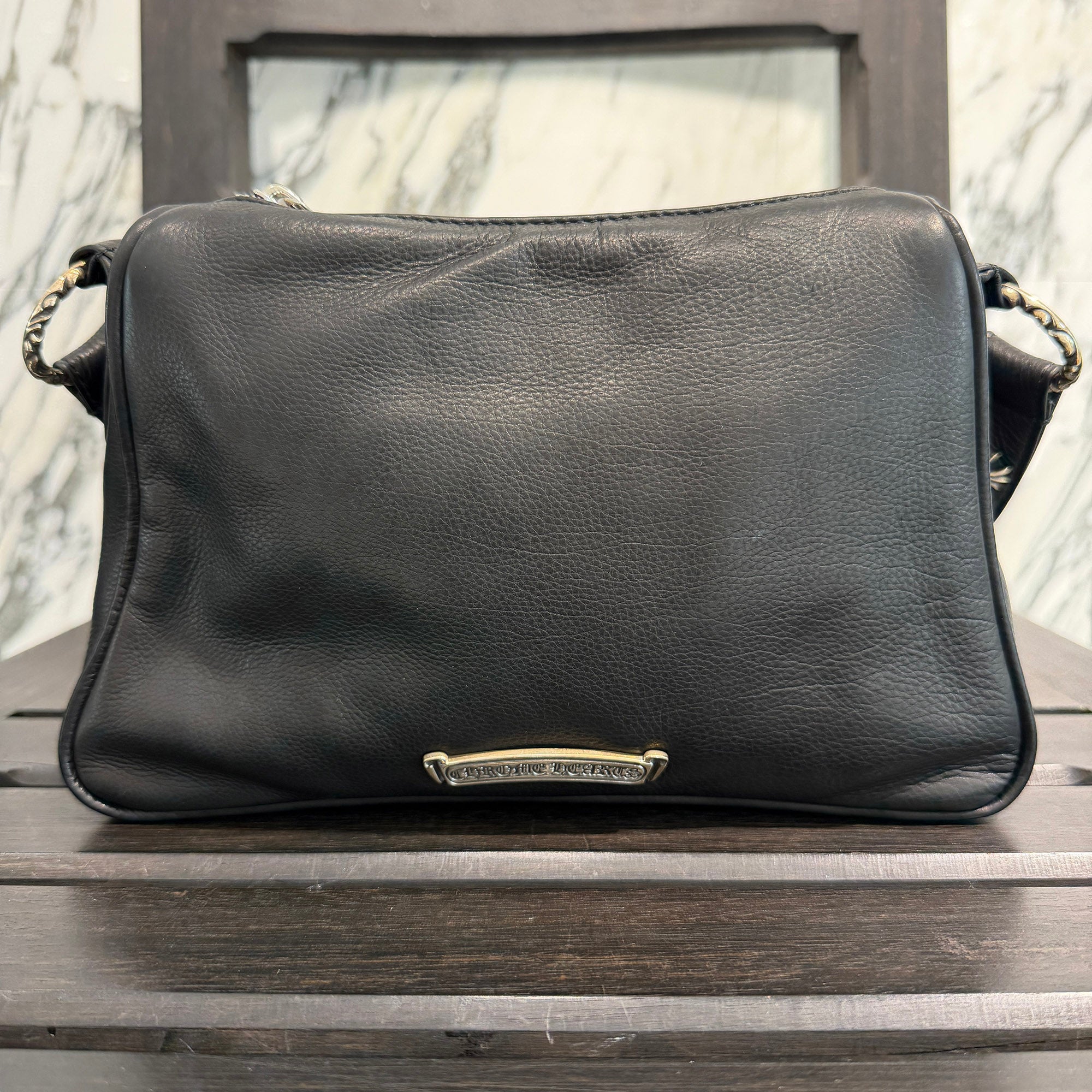 CHROME HEARTS CHICKEN NUGGET "Small" Leather Shoulder Bag クロムハーツ チキンナゲット "スモール" レザー ショルダーバッグ