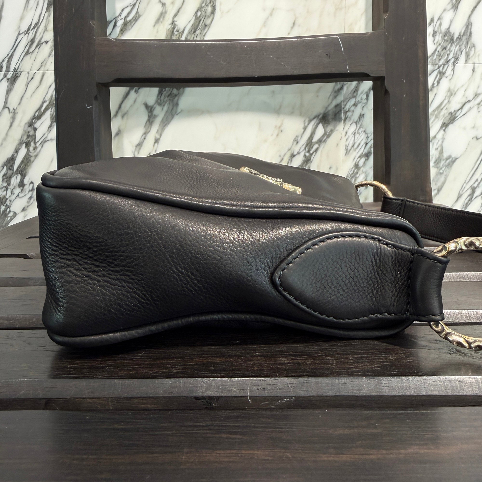 CHROME HEARTS CHICKEN NUGGET "Small" Leather Shoulder Bag クロムハーツ チキンナゲット "スモール" レザー ショルダーバッグ