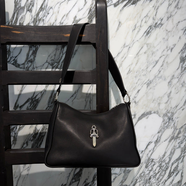 CHROME HEARTS CHICKEN NUGGET "Medium" Leather Shoulder Bag クロムハーツ チキンナゲット "ミディアム" レザー ショルダーバッグ