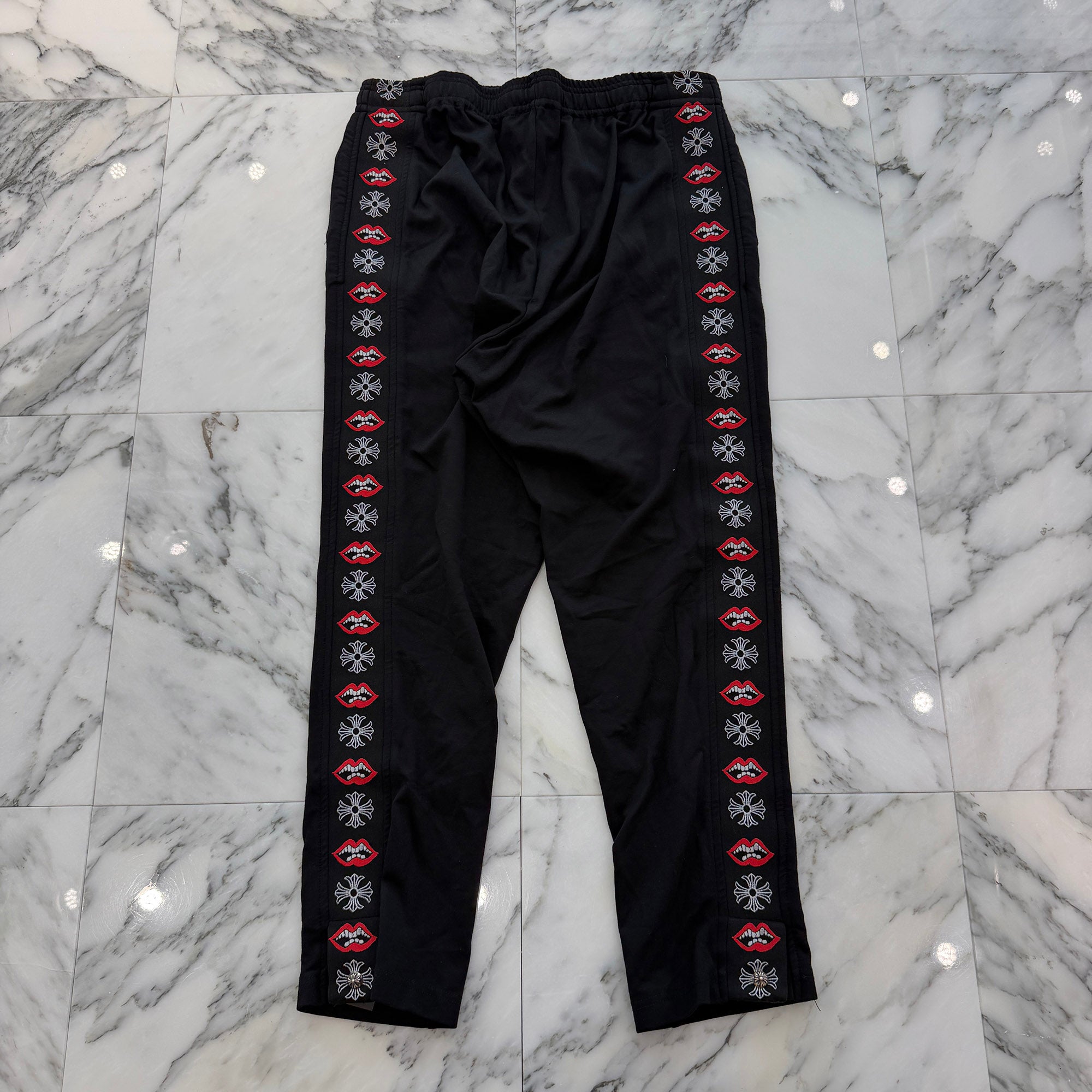 CHROME HEARTS × MATTY BOY Chomper CH Plus Side Line Sweat Pants Size L クロムハーツ × マッティボーイ チョンパー CHプラス サイドライン トラックパンツ サイズL