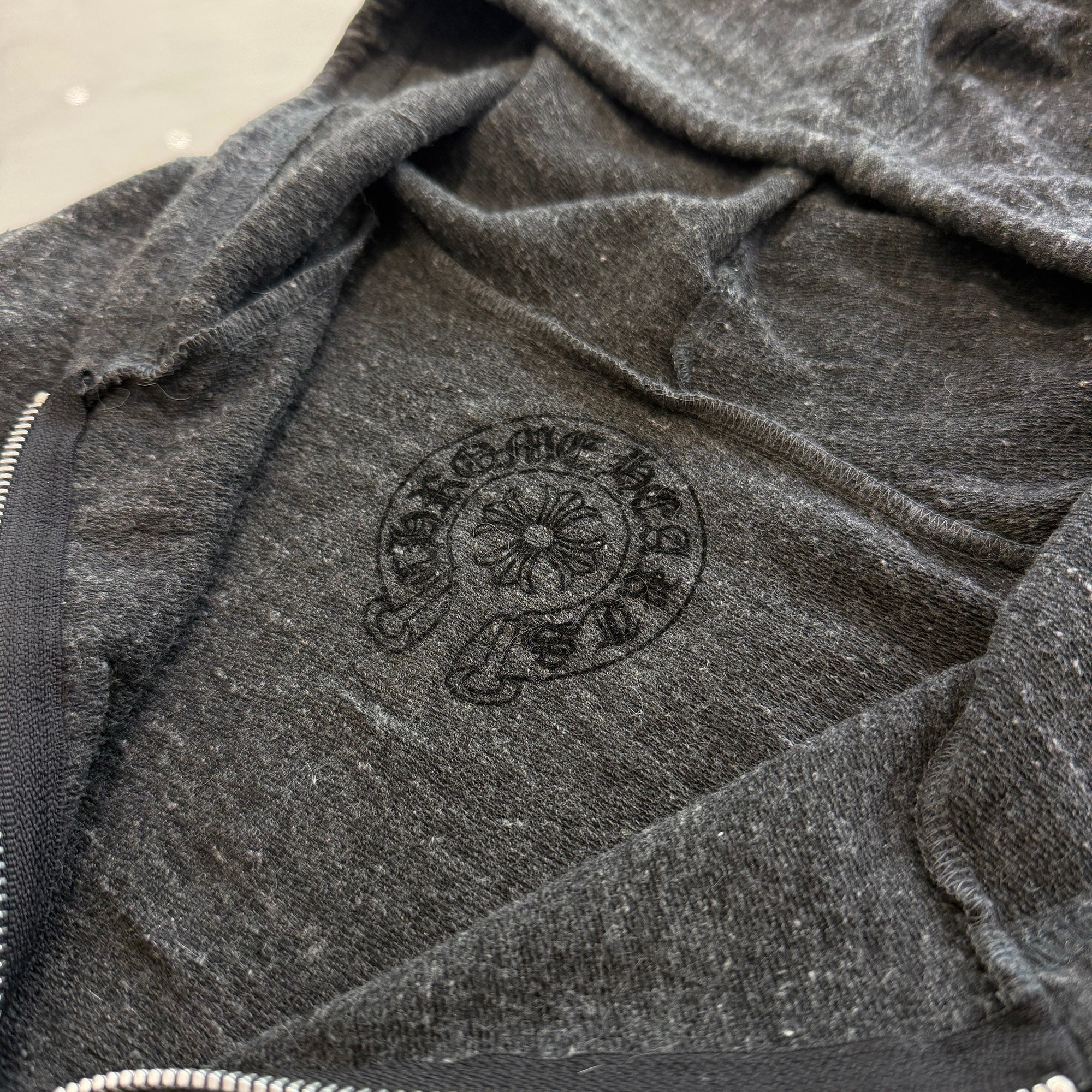CHROME HEARTS Tire Track Zip Up Hoodie Size S クロムハーツ タイヤトラック ジップアップフーディー サイズS