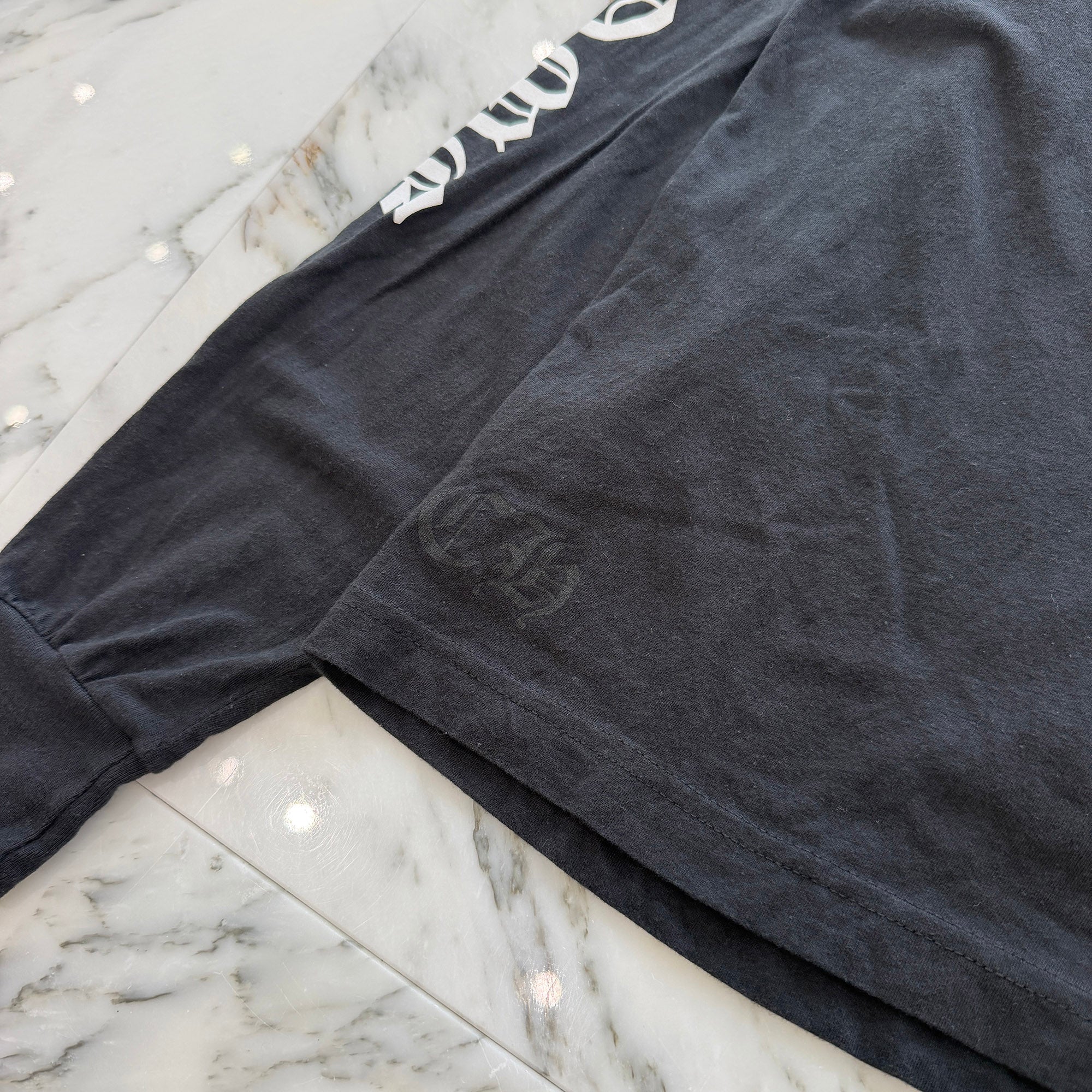 CHROME HEARTS Neck Logo Long Sleeve Tee Size L クロムハーツ ネックロゴ ロングスリーブ Tシャツ サイズL