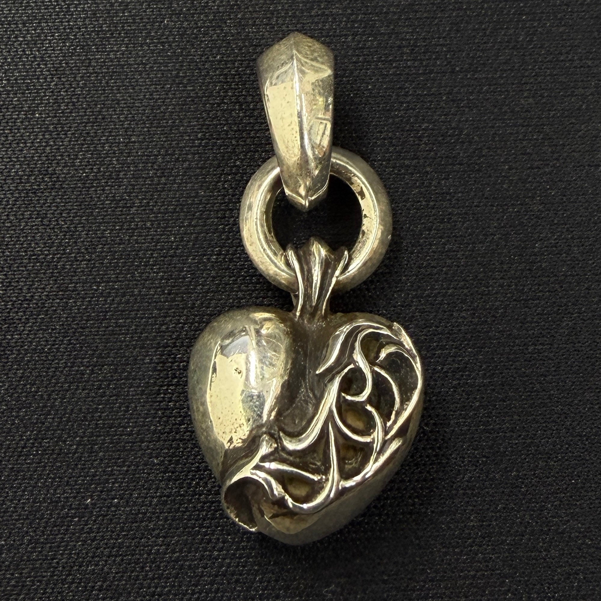 CHROME HEARTS Viny Heart Charm With Bail Pendent Top クロムハーツ ヴィニーハート チャーム ウィズ ベイル ペンダントトップ