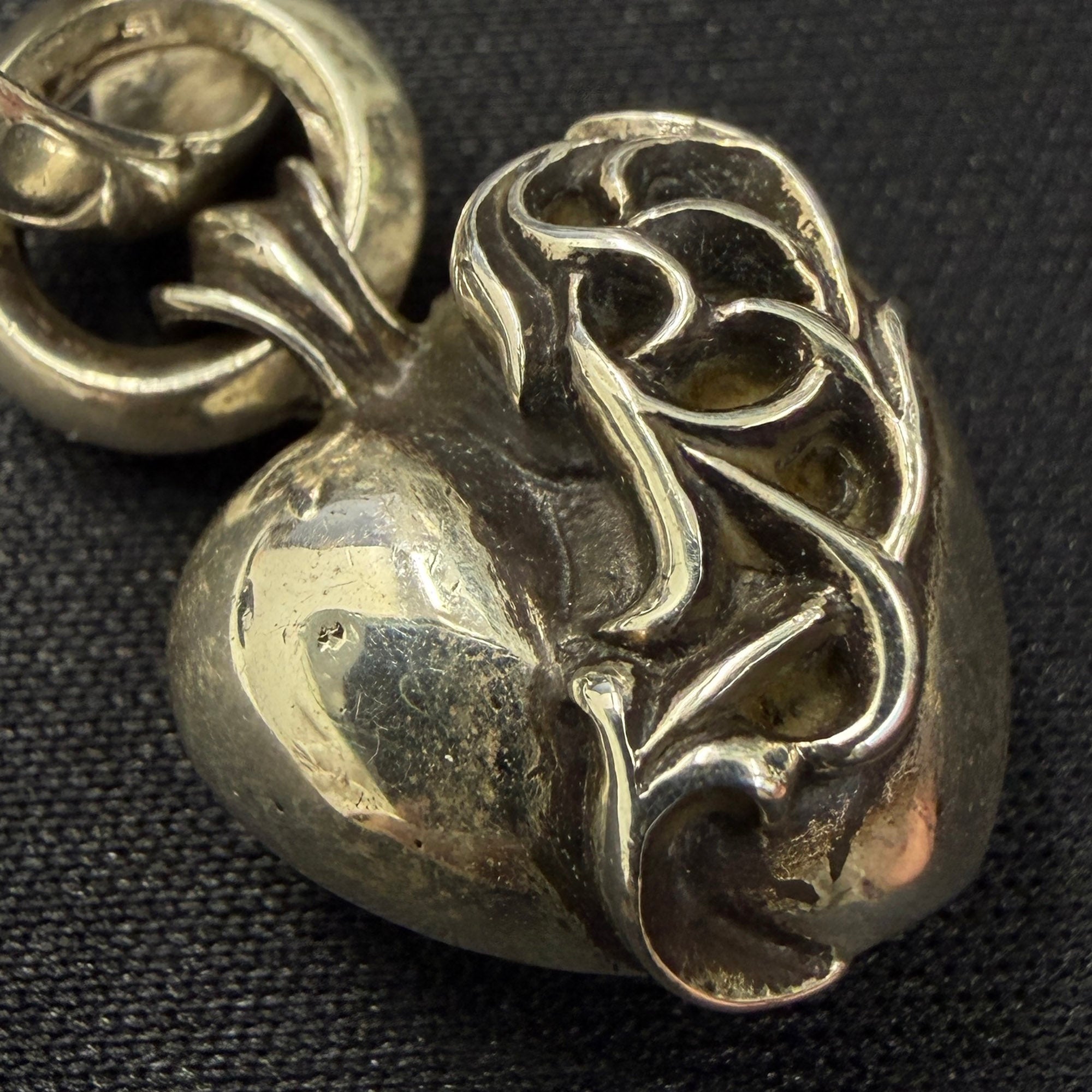 CHROME HEARTS Viny Heart Charm With Bail Pendent Top クロムハーツ ヴィニーハート チャーム ウィズ ベイル ペンダントトップ