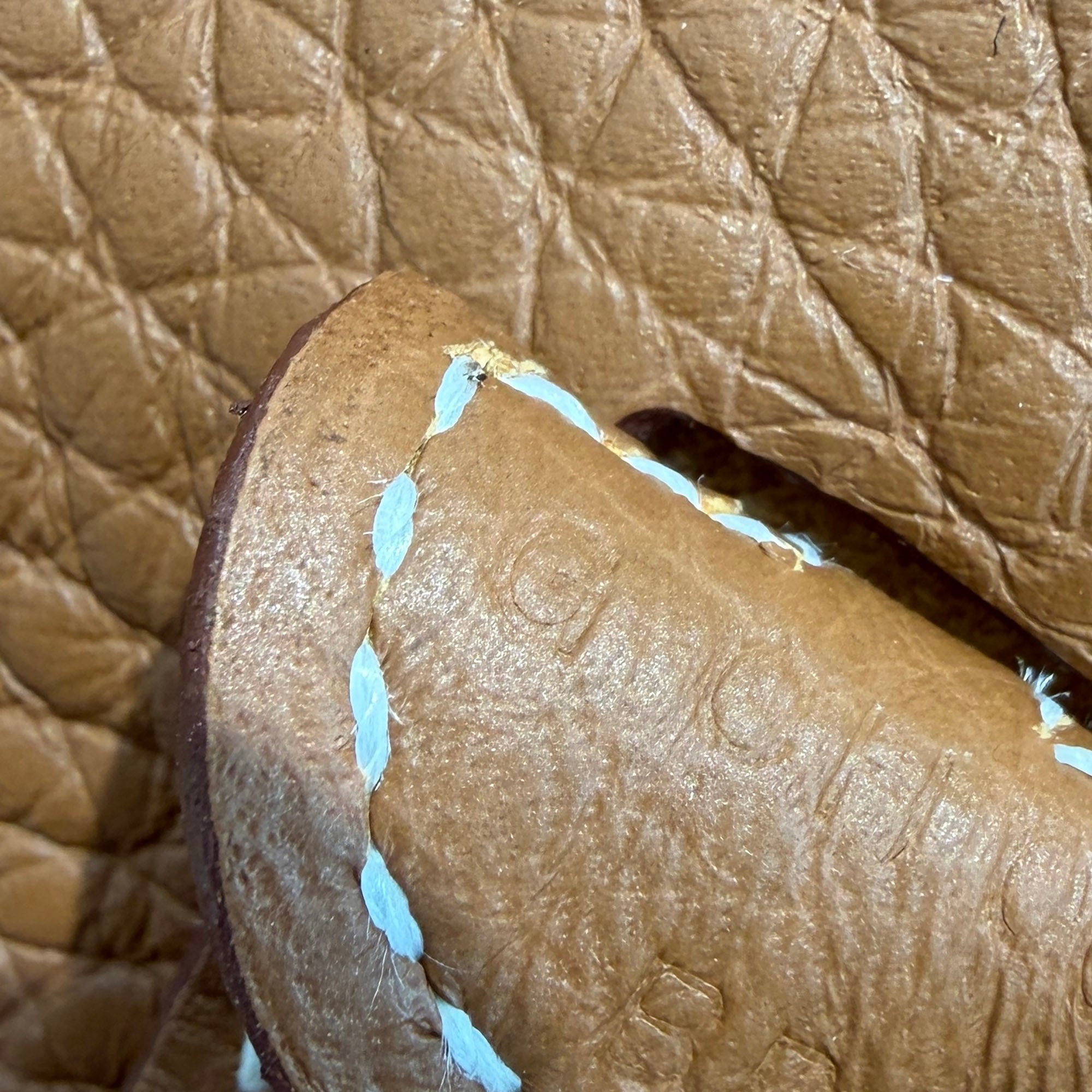 HERMES Evelyn Amazon TPM "Gold" G刻印 エルメス エブリン アマゾン TPM "ゴールド" レザーショルダーバッグ G刻印