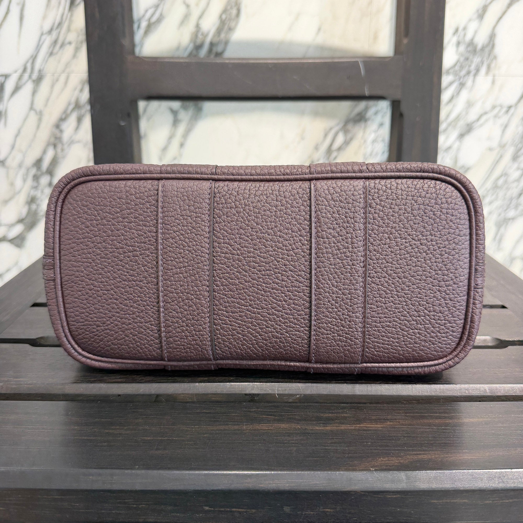 HERMES Neo Garden Party 23 "Rouge Sellier/Ecru" Hand Bag G刻印 エルメス ネオ ガーデンパーティ 23 "ルージュセリエ/エクリュ"ハンドバッグ G刻印