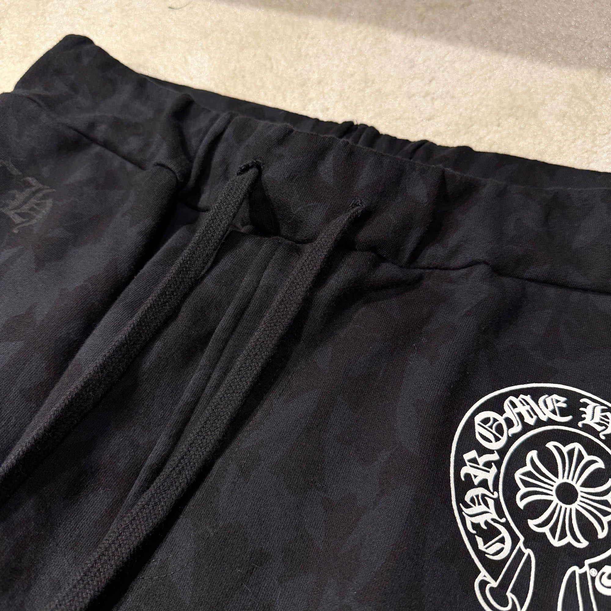 CHROME HEARTS 2024SS Graveyard Cemetery Cross Sweat Long Pants Size L クロムハーツ グレイブヤード セメタリークロス スウェットパンツ サイズL