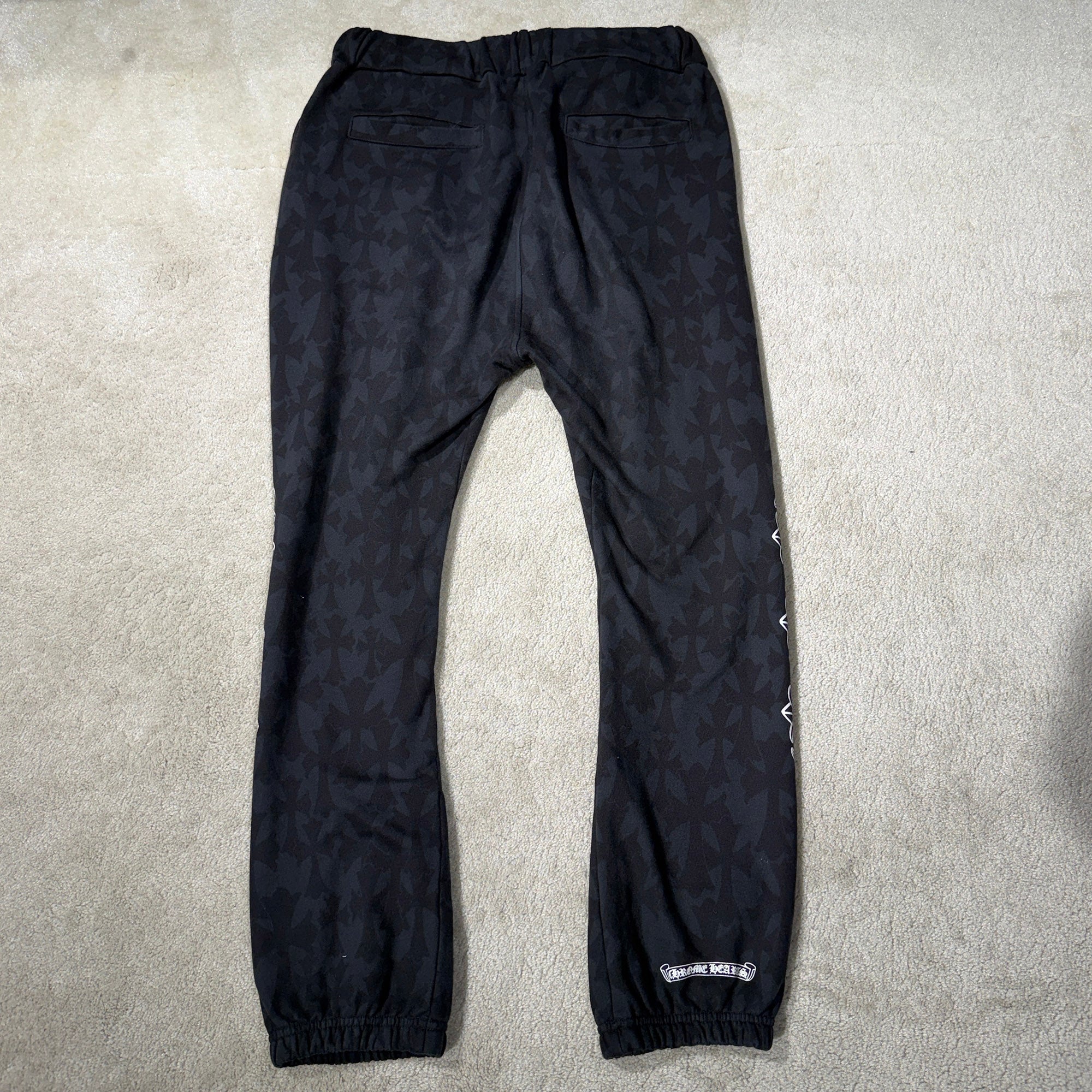 CHROME HEARTS 2024SS Graveyard Cemetery Cross Sweat Long Pants Size L クロムハーツ グレイブヤード セメタリークロス スウェットパンツ サイズL