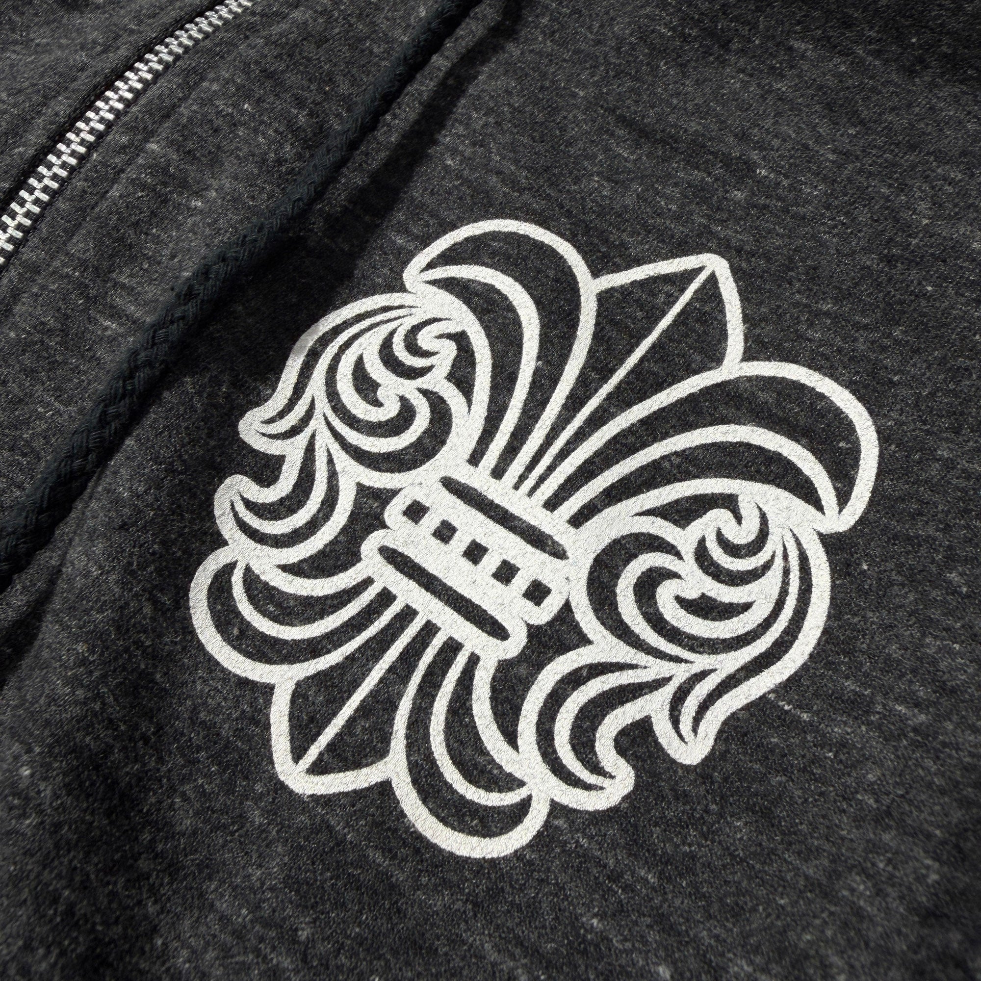 CHROME HEARTS  Side T BAR Logo BS Fleur Print Zip Up Hoodie Size S クロムハーツ サイド Tバー ロゴ BSフレア プリント ジップアップフーディ サイズS