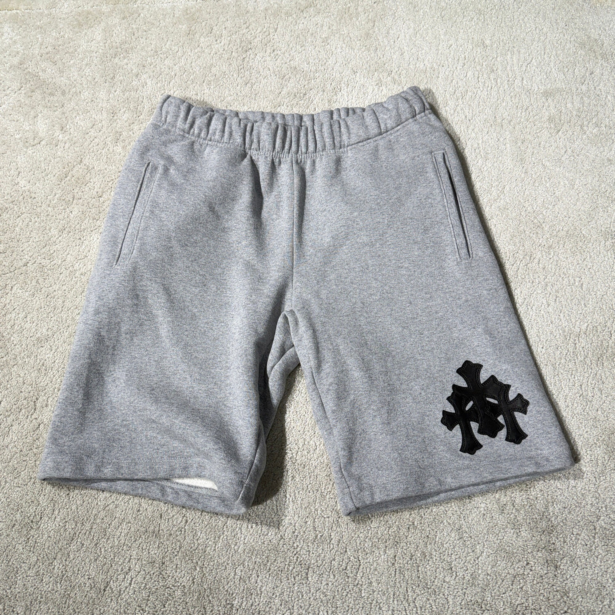 CHROME HEARTS Y NOT 3 Cemetery Cross Patch Sweat Shorts Size M クロムハーツ ワイノット 3セメタリークロスパッチ スウェットショーツ サイズM