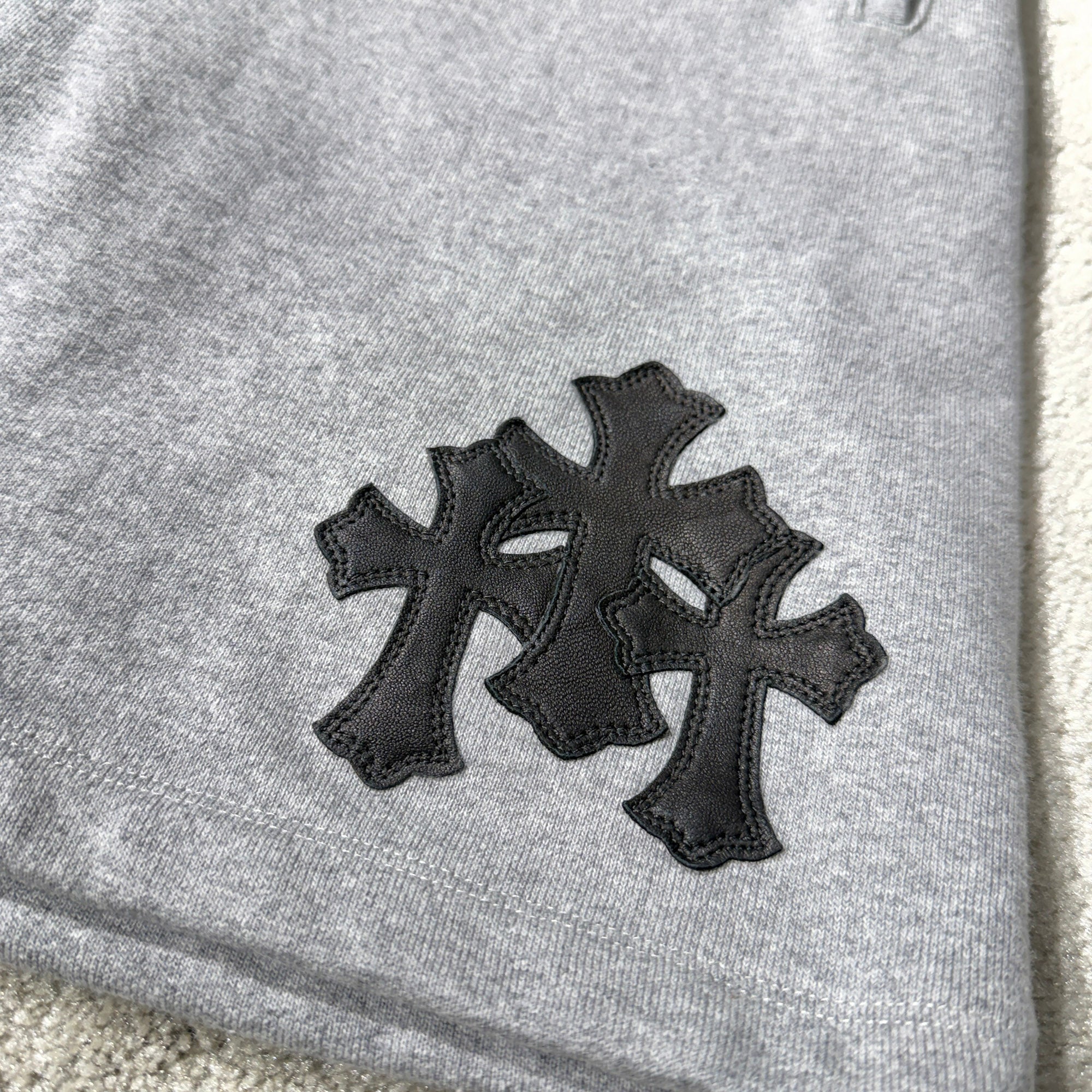 CHROME HEARTS Y NOT 3 Cemetery Cross Patch Sweat Shorts Size M クロムハーツ ワイノット 3セメタリークロスパッチ スウェットショーツ サイズM