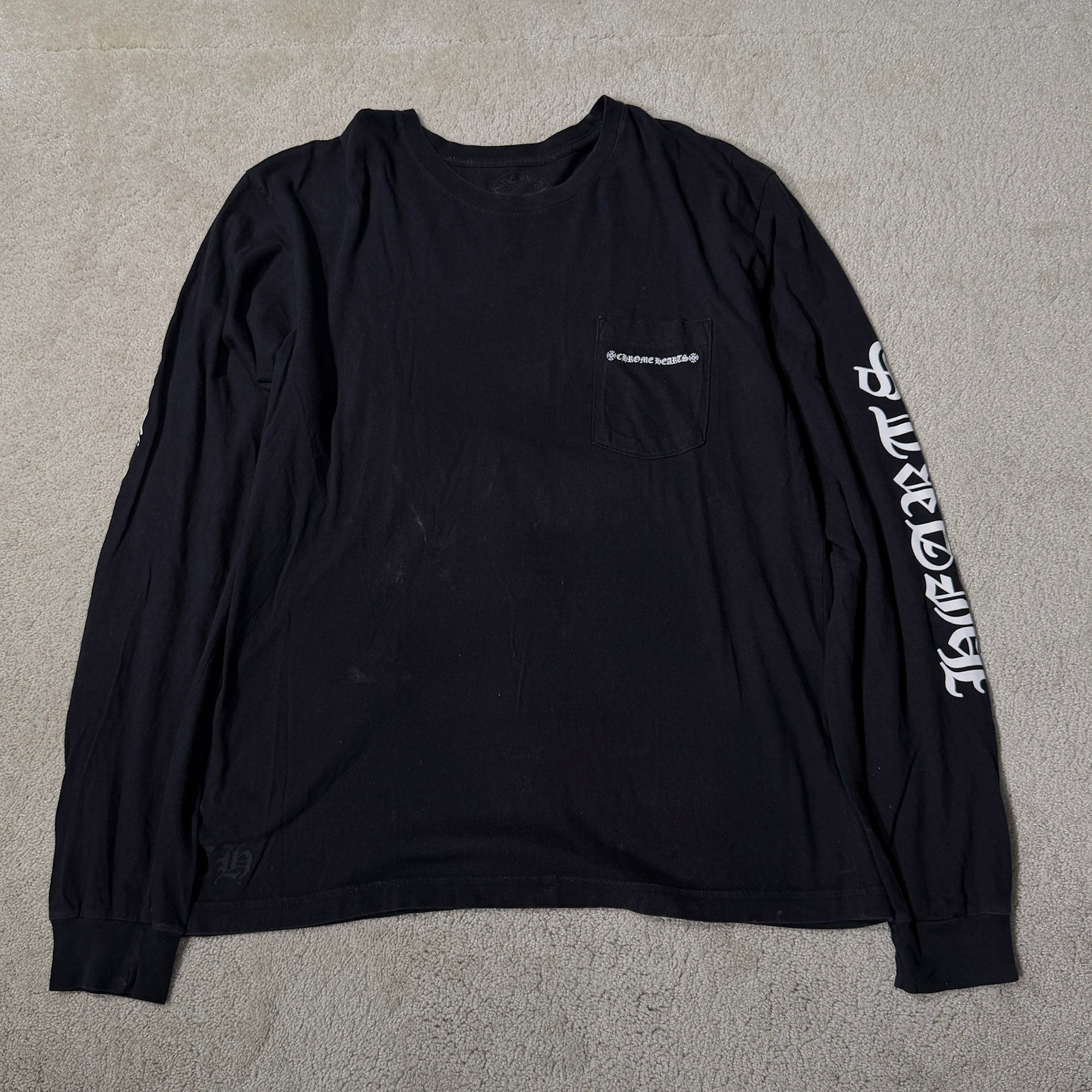 CHROME HEARTS Tire Track Long Sleeve Tee Size XL クロムハーツ タイヤトラックロングスリーブTシャツ サイズXL