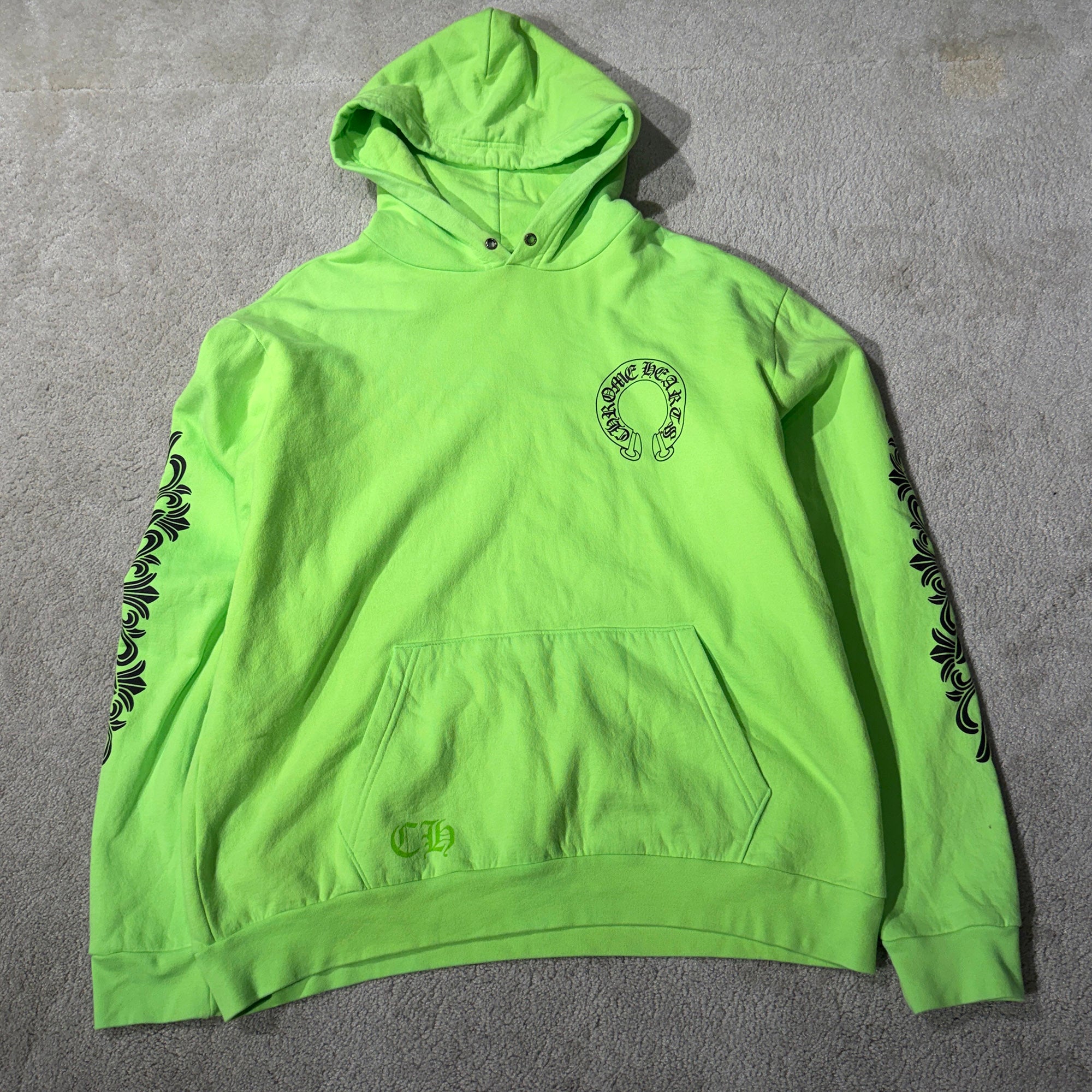 CHROME HEARTS MIAMI Limited Horseshoe Pullover Hoodie Size L クロムハーツ マイアミ限定 ホースシュー プルオーバーフーディー サイズL