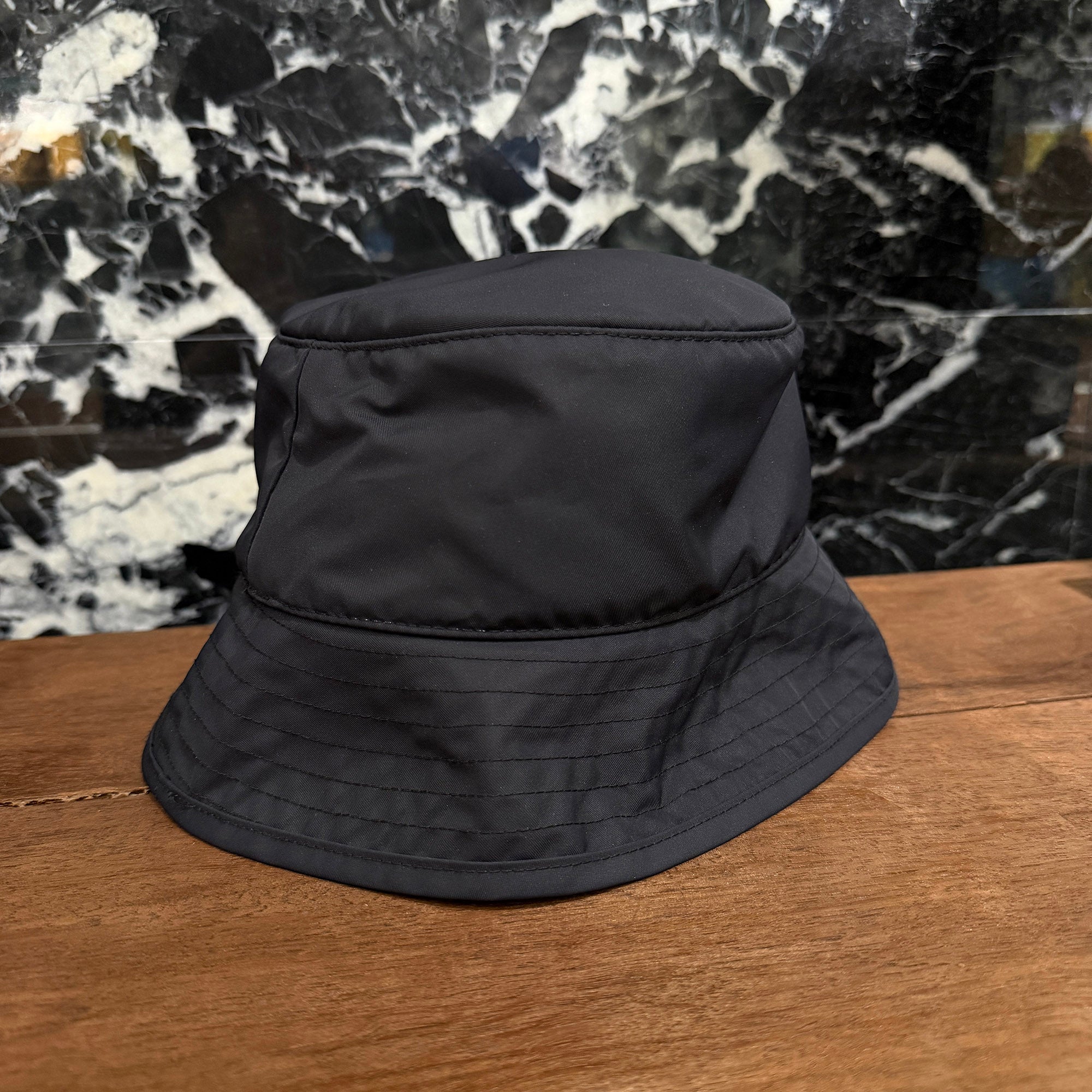 hbkCHROMEHEARTS クロムハーツ ナイロン ハット CHROME HEARTS 1 Cross Leather Patch Nylon Bucket Hat Size M (58.5