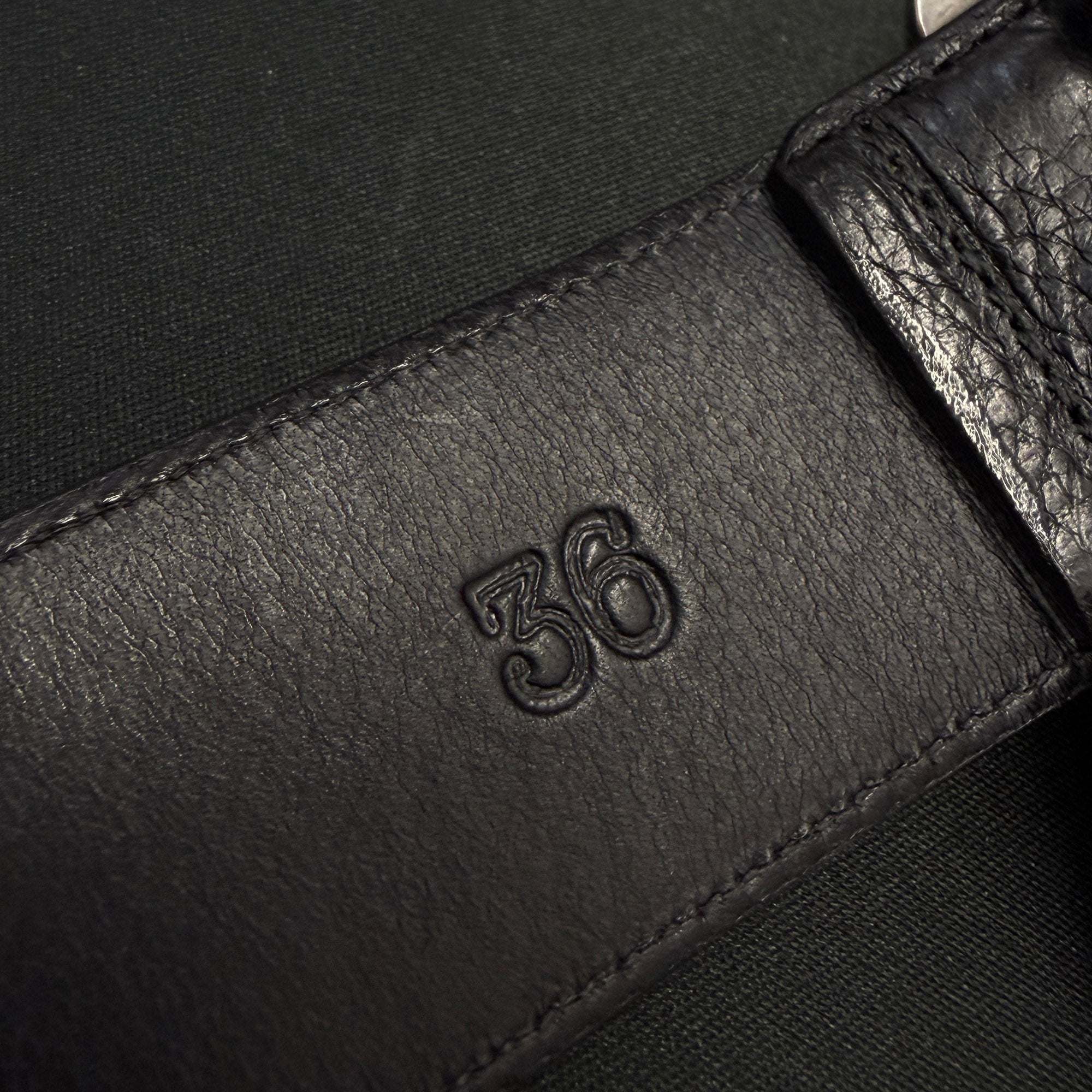CHROME HEARTS 3PC Celtic Roller Leather Belt Size 36 inch クロムハーツ 3PC ケルティック ローラー レザーベルト サイズ36インチ
