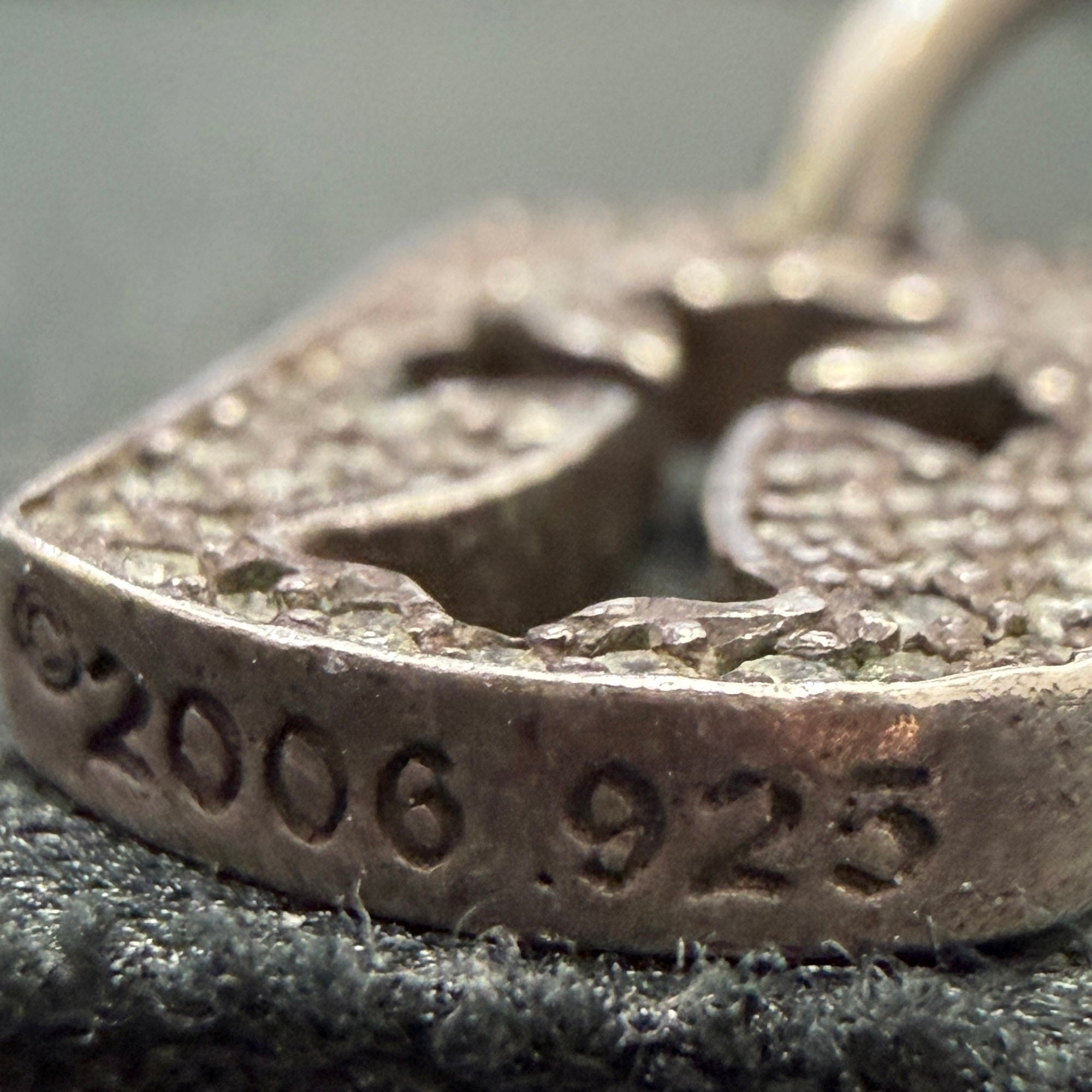 CHROME HEARTS Tiny Cut Out Cross Dock Tag Charm Pave Diamond クロムハーツ タイニー カットアウトクロス ドッグタグ チャーム パヴェダイヤモンド