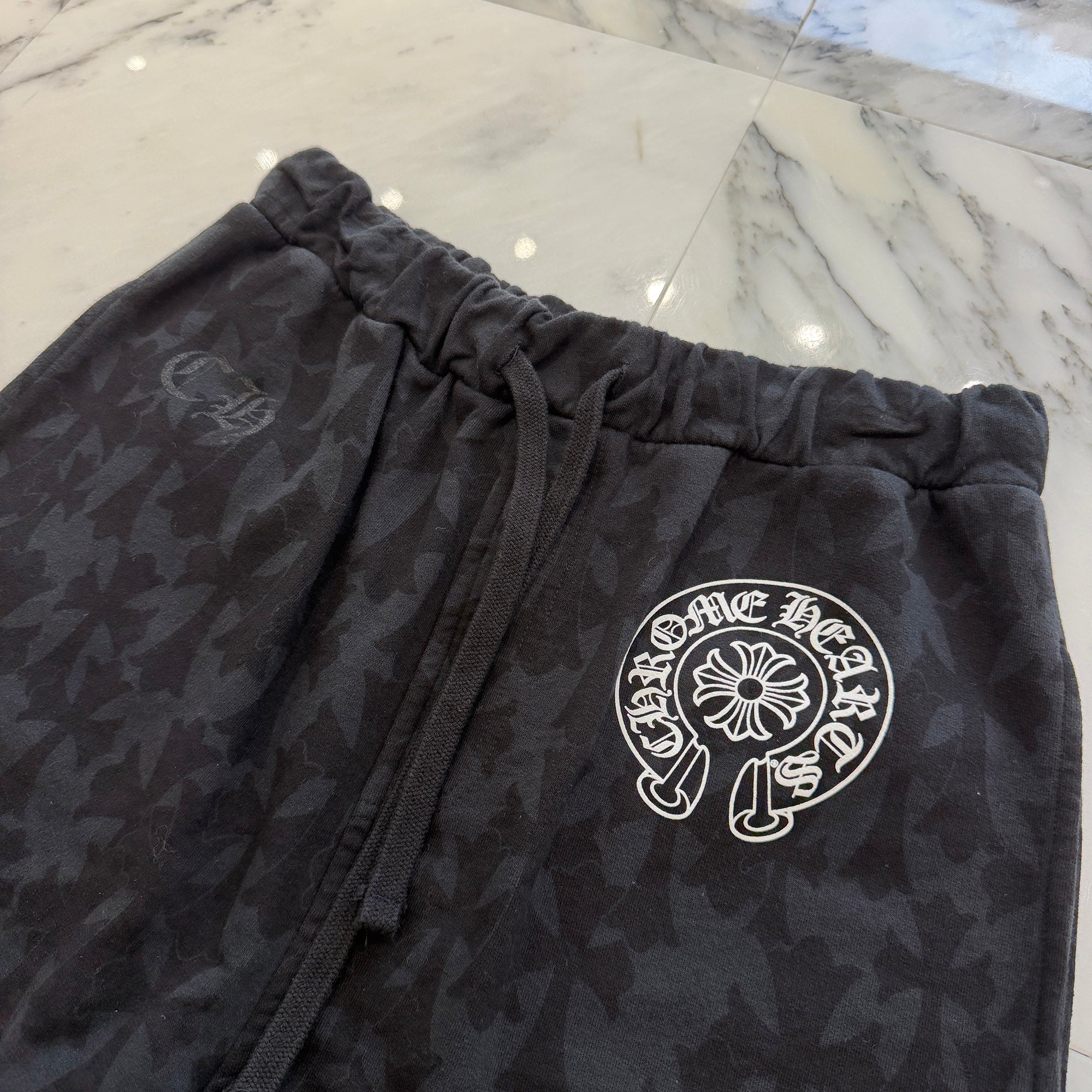 CHROME HEARTS 2024SS Graveyard Cemetery Cross Half Pants Size M クロムハーツ グレイブヤード セメタリークロス ハーフパンツ サイズM