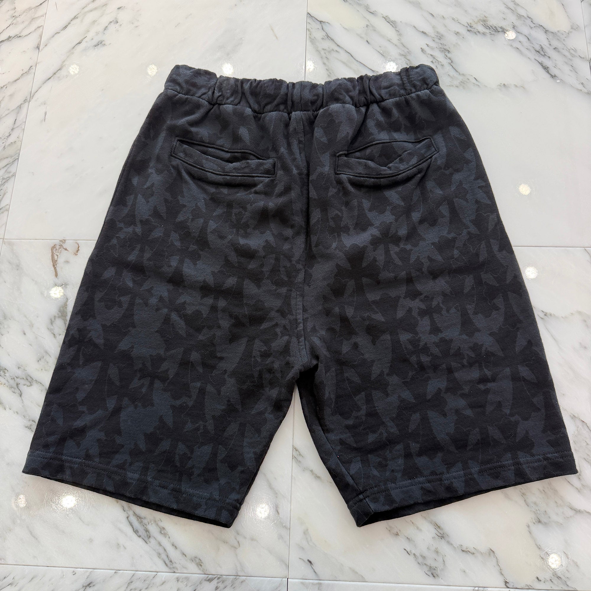 CHROME HEARTS 2024SS Graveyard Cemetery Cross Half Pants Size M クロムハーツ グレイブヤード セメタリークロス ハーフパンツ サイズM