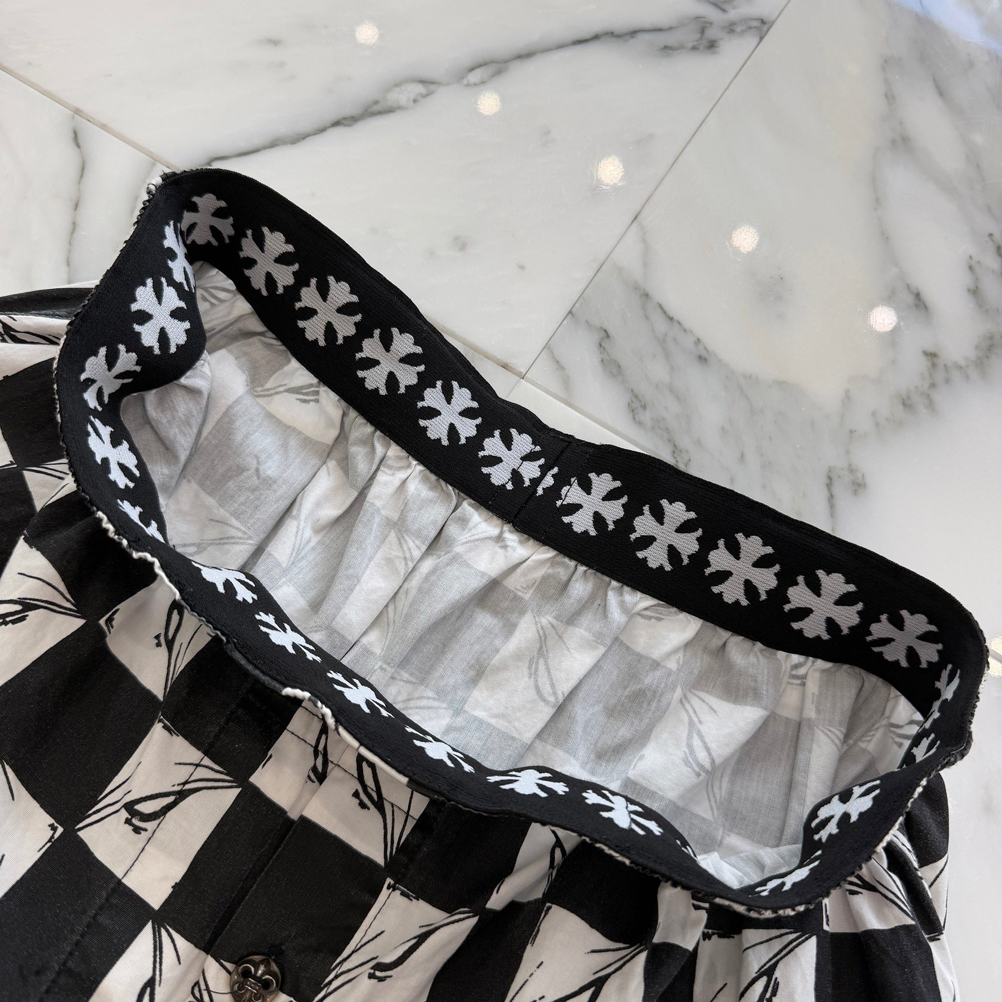 CHROME HEARTS × MATTY BOY BS Flare Button 99 Eyes Boxers Shorts Size S (69-74) クロムハーツ×マッティボーイ BS フレアボタン 99アイズ ボクサーショーツ サイズS (69-74)