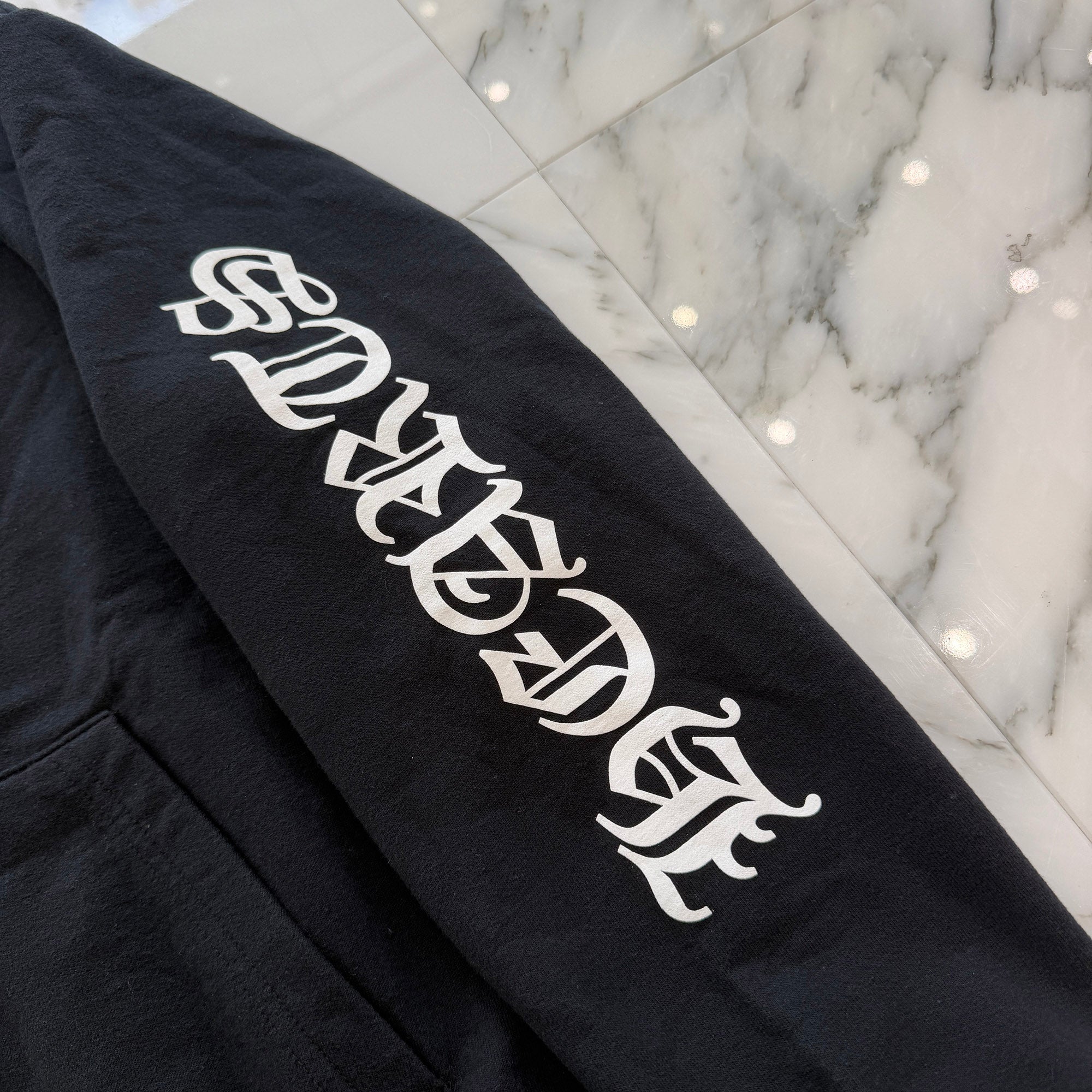 CHROME HEARTS Cross Tire Track Pullover Hoodie Size M クロムハーツ クロス タイヤトラック プルオーバーフーディー サイズM