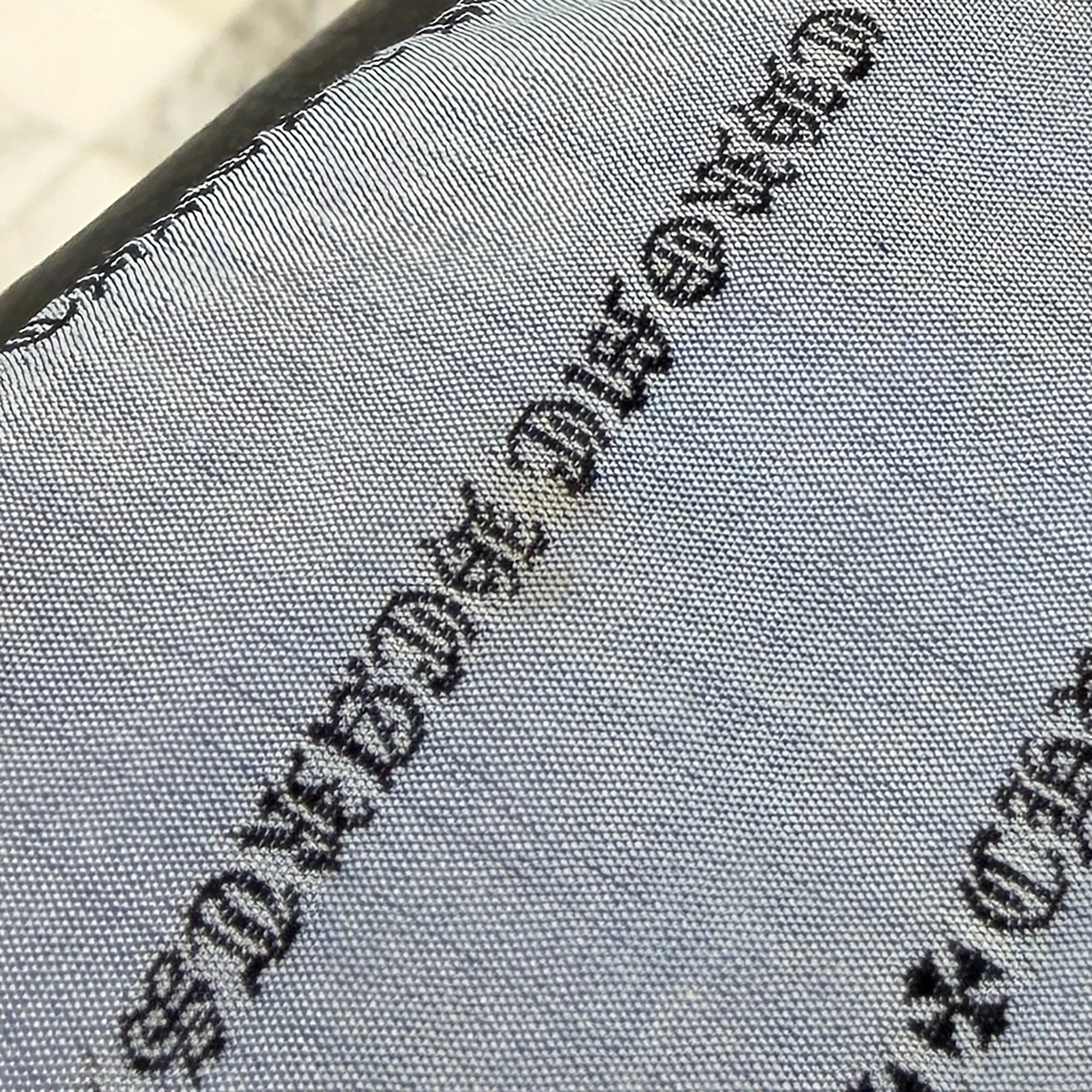 CHROME HEARTS Y NOT Logo Stripe Cotton Shirt Size L クロムハーツ ワイノット ロゴストライプ コットンシャツ サイズL
