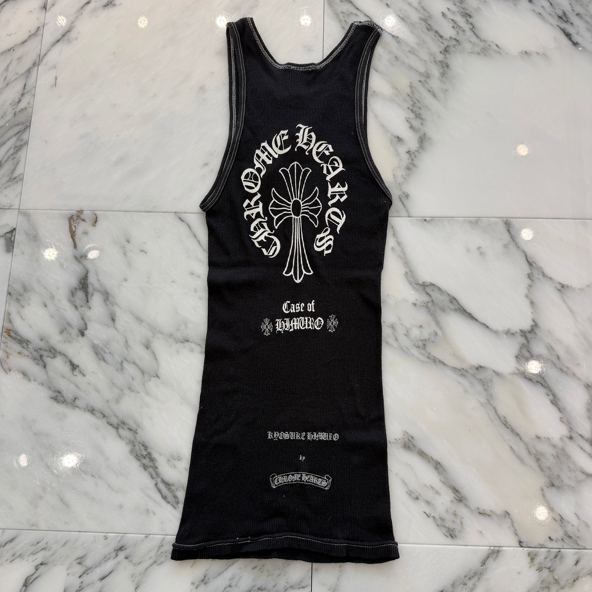 CHROME HEARTS× KYOSUKE HIMURO "CASE OF HIMURO 2003" 15th Anniversary Live Tank Top Size M クロムハーツ × 氷室京介 "ケース オブ ヒムロ 2003" 15周年アニバーサリーライブ タンクトップ サイズM