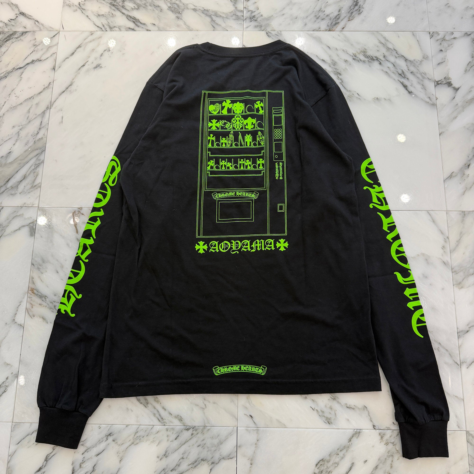 CHROME HEARTS TOKYO AOYAMA Limited Vending Machine Long Sleeve Tee Size M クロムハーツ 東京青山限定 自動販売機モチーフ ロングスリーブTシャツ サイズM
