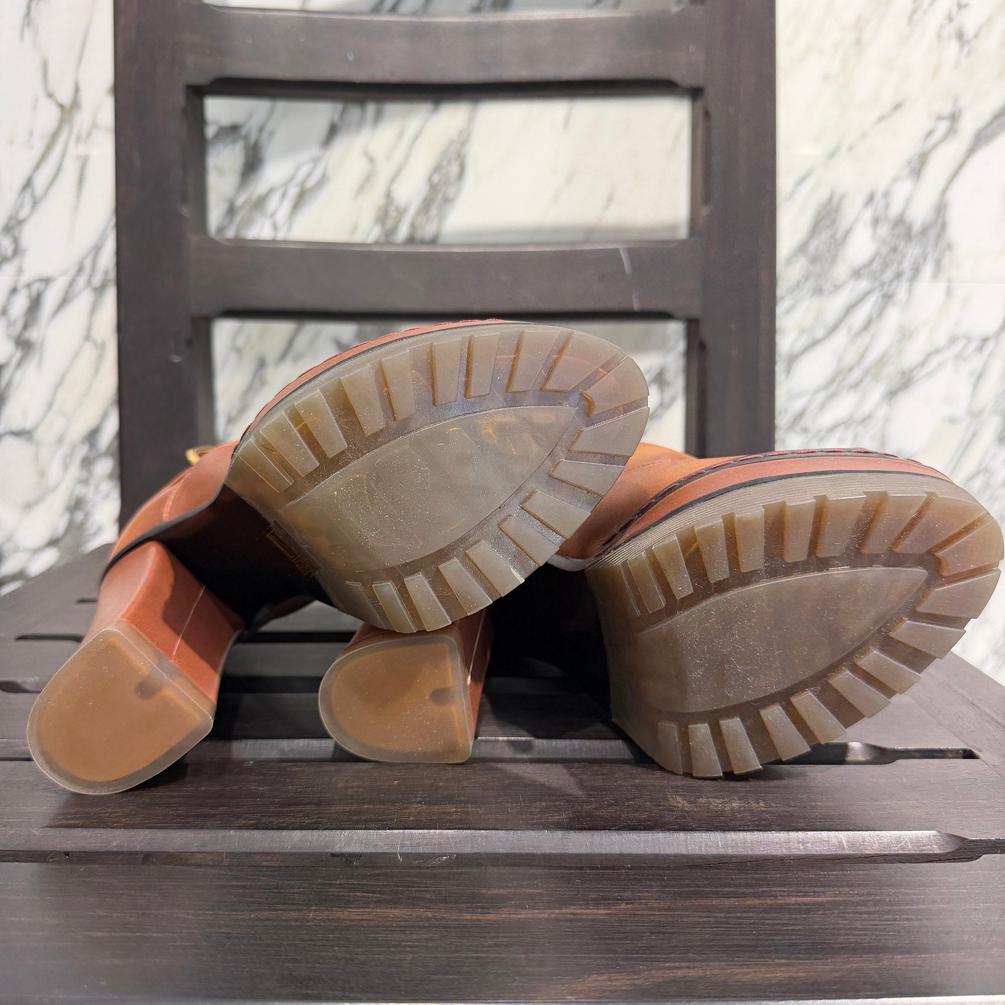 Chloé 2020AW Platform Leather Sandals CHC20U312L1 Size 37 (約23.5cm〜24.0cm) クロエ プラットフォームレザーサンダル サイズ 37 (約23.5cm〜24.0cm)