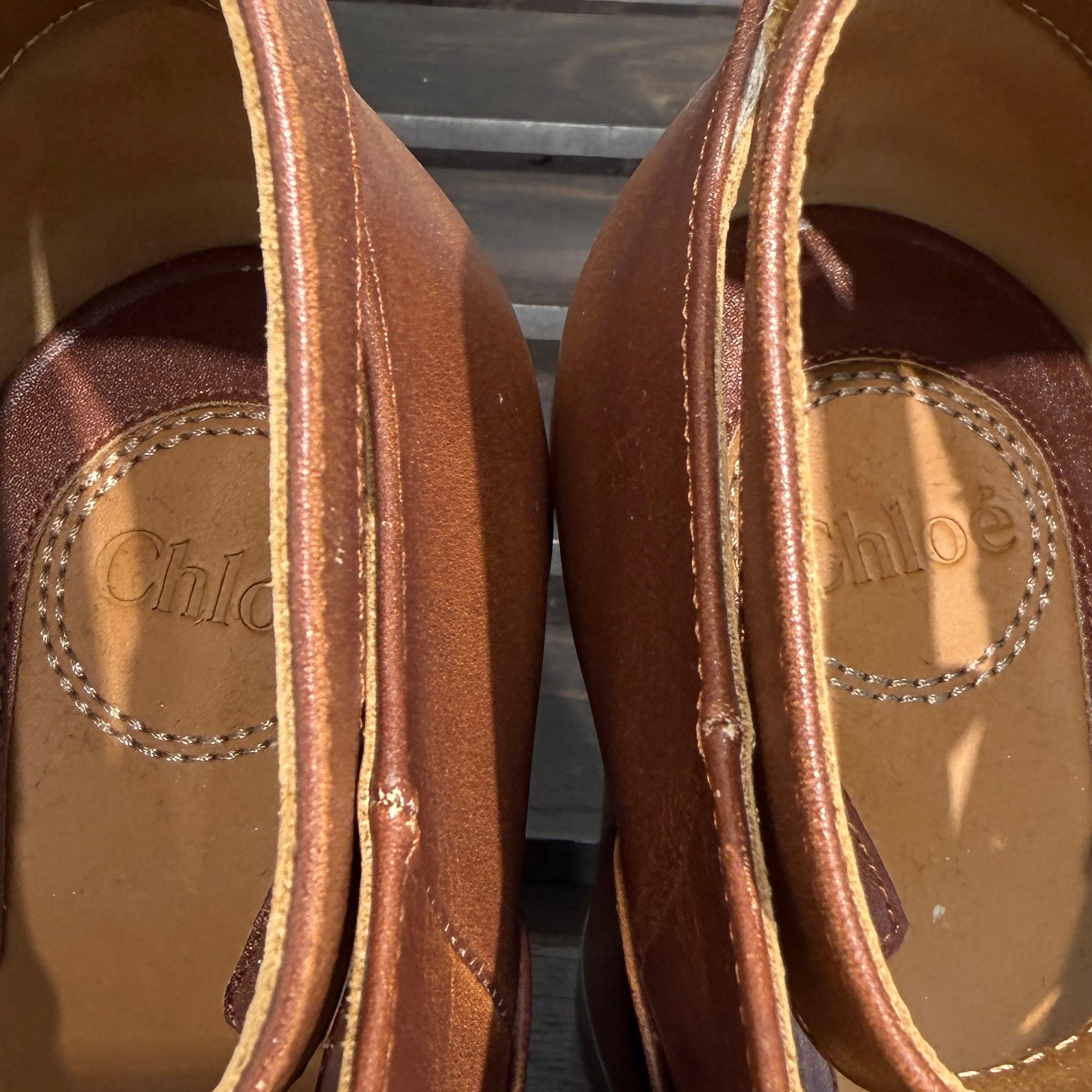 Chloé 2020AW Platform Leather Sandals CHC20U312L1 Size 37 (約23.5cm〜24.0cm) クロエ プラットフォームレザーサンダル サイズ 37 (約23.5cm〜24.0cm)