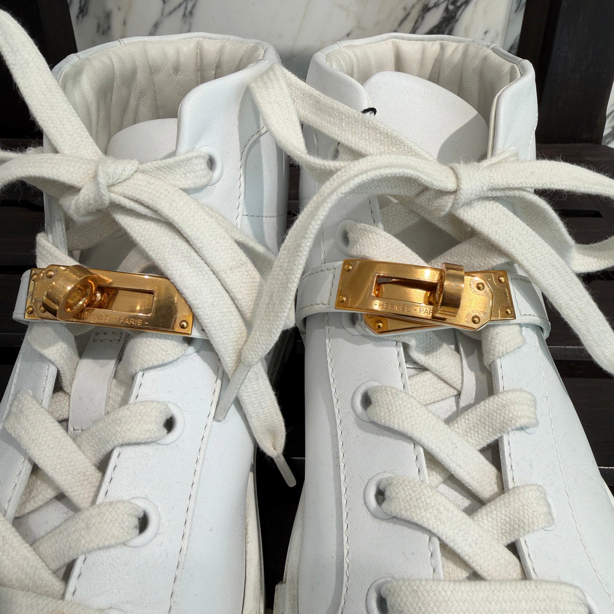 HERMES Sneakers "DAY" H212257Z 90340 Size 36 (約23.0cm～23.5cm) エルメス スニーカー "デイ" サイズ36(約23.0cm～23.5cm)
