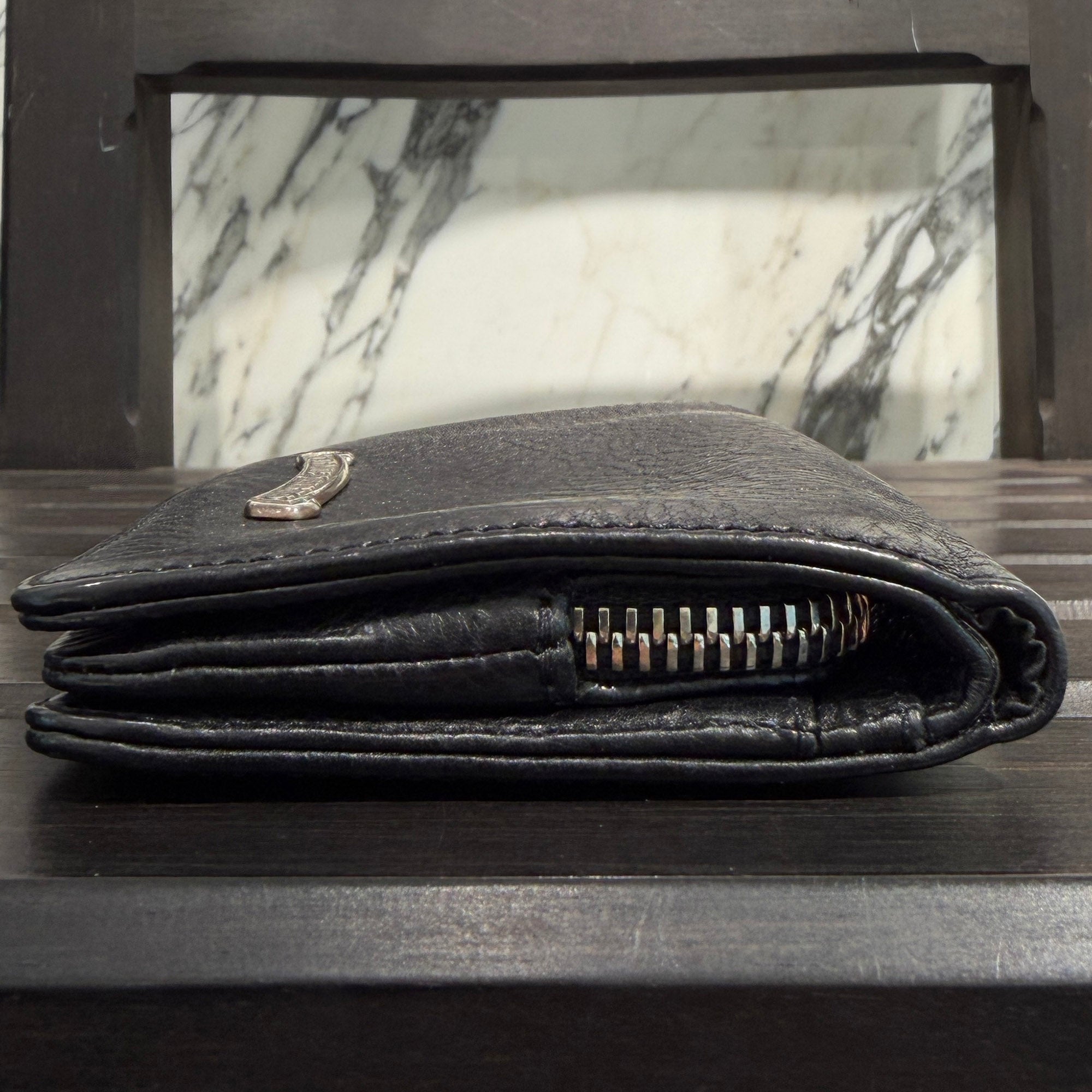 CHROME HEARTS Joey Scroll Wallet クロムハーツ ジョーイ スクロールウォレット