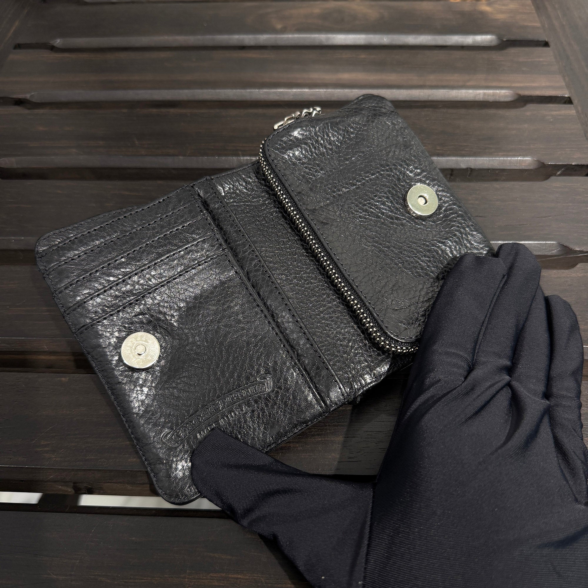 CHROME HEARTS Joey Scroll Wallet クロムハーツ ジョーイ スクロールウォレット