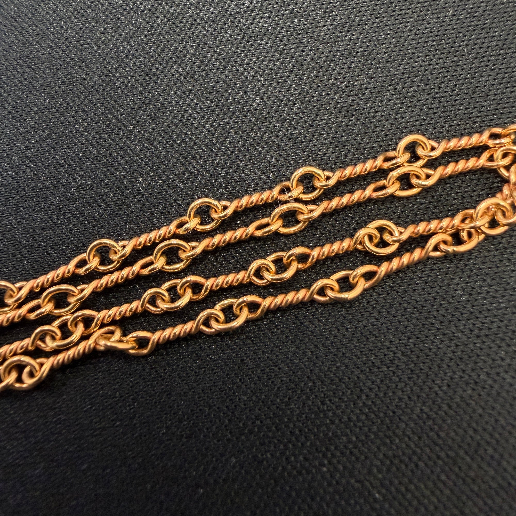 CHROME HEARTS 22K Twist Chain Necklace Size 20 Inch クロムハーツ 22K ツイストチェーン ネックレス サイズ 20インチ