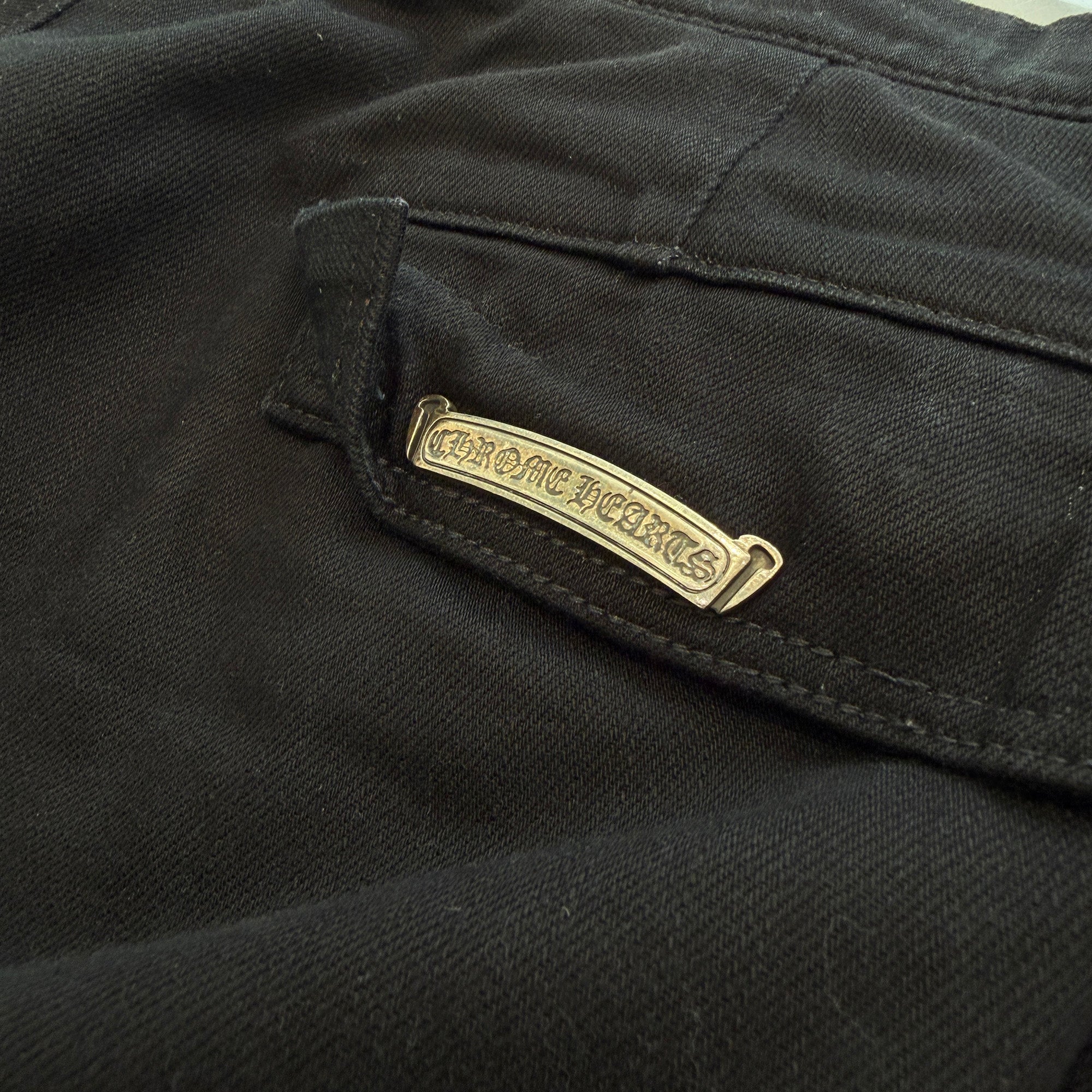 CHROME HEARTS Fatigue Flare Knee Cargo Cotton Long Pants Size 34 クロムハーツ ファティーグ フレアニー カーゴ コットン ロングパンツ サイズ34